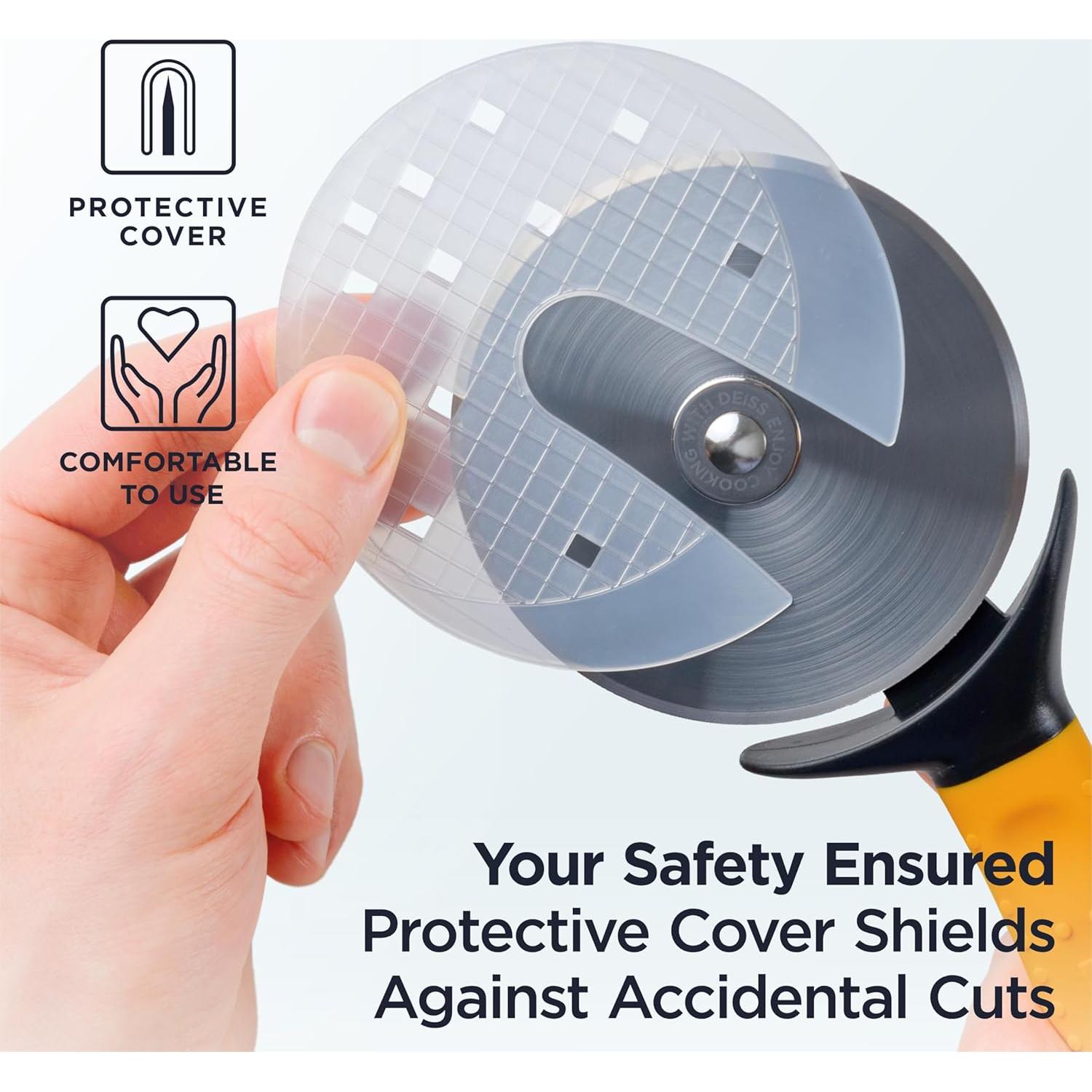 Exprimidor de Limón Deiss Pro Metal y Cortador de Pizza Acero Inoxidable