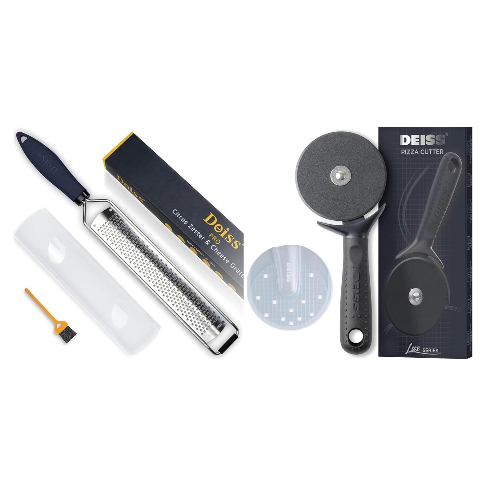 Rallador de Limón y Queso Deiss PRO con Cortador de Pizza