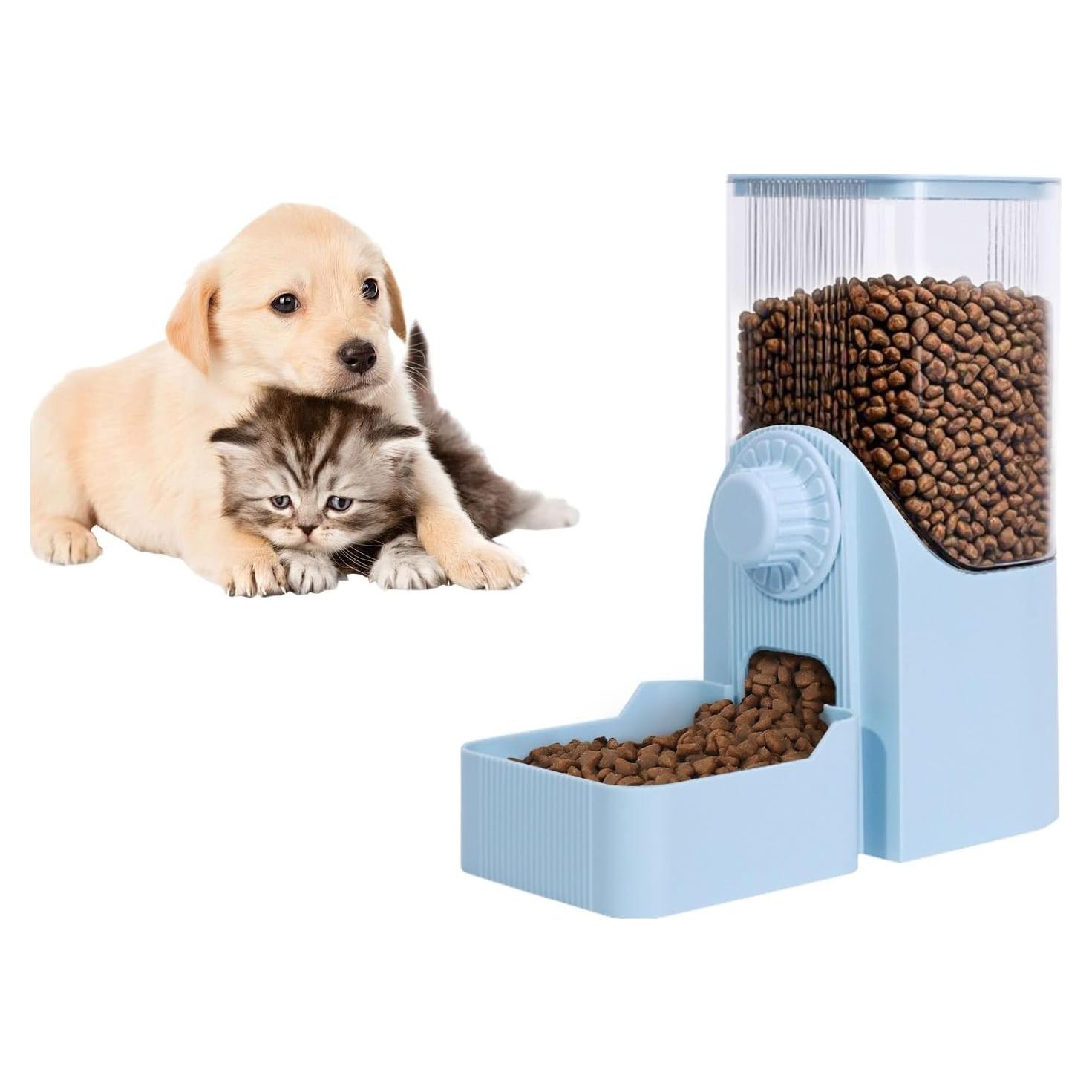 Dispensador Automático de Comida para Mascotas Famiever 1.6L Azul