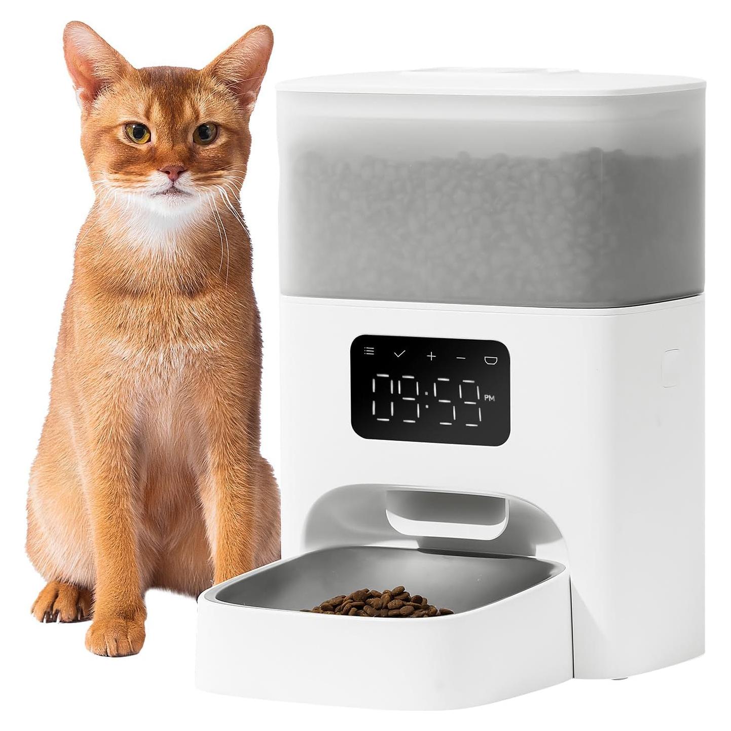 Comedero Automático para Gatos PET MARVEL 4.4L Programable
