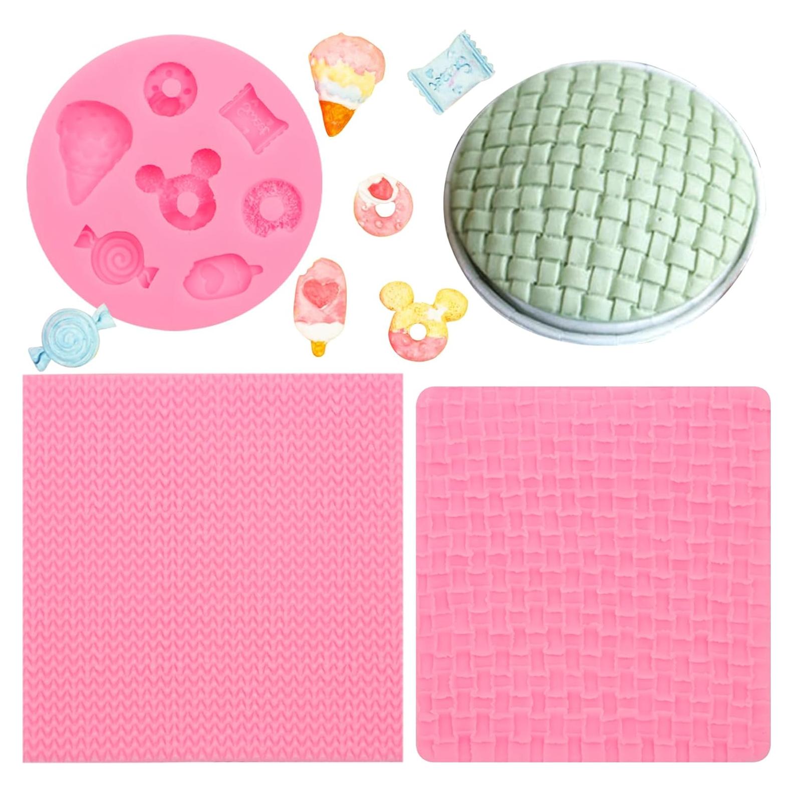 Molde de Silicona para Fondant Suéter Mini 3 Pcs ywzbomoldrm