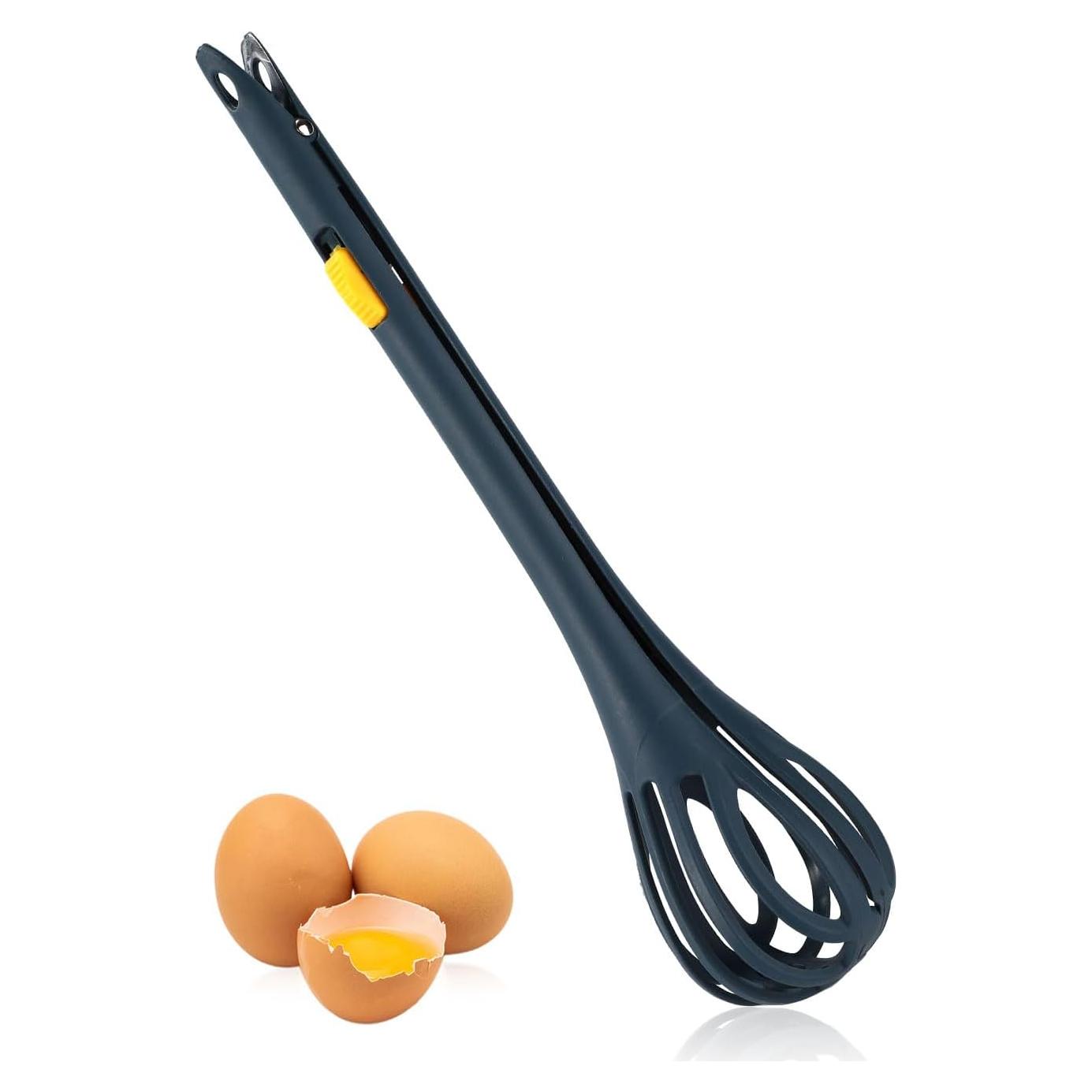 Batidor de Huevos y Pinza de Comida Lyreh 2-en-1 Azul