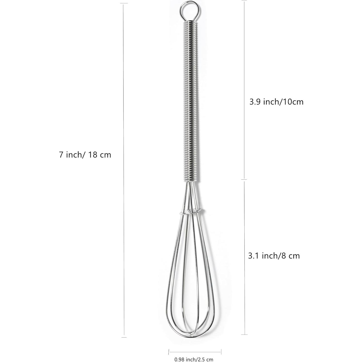 Mini Batidores de Acero Inoxidable TYGYLZGCF 18 cm 2 Piezas