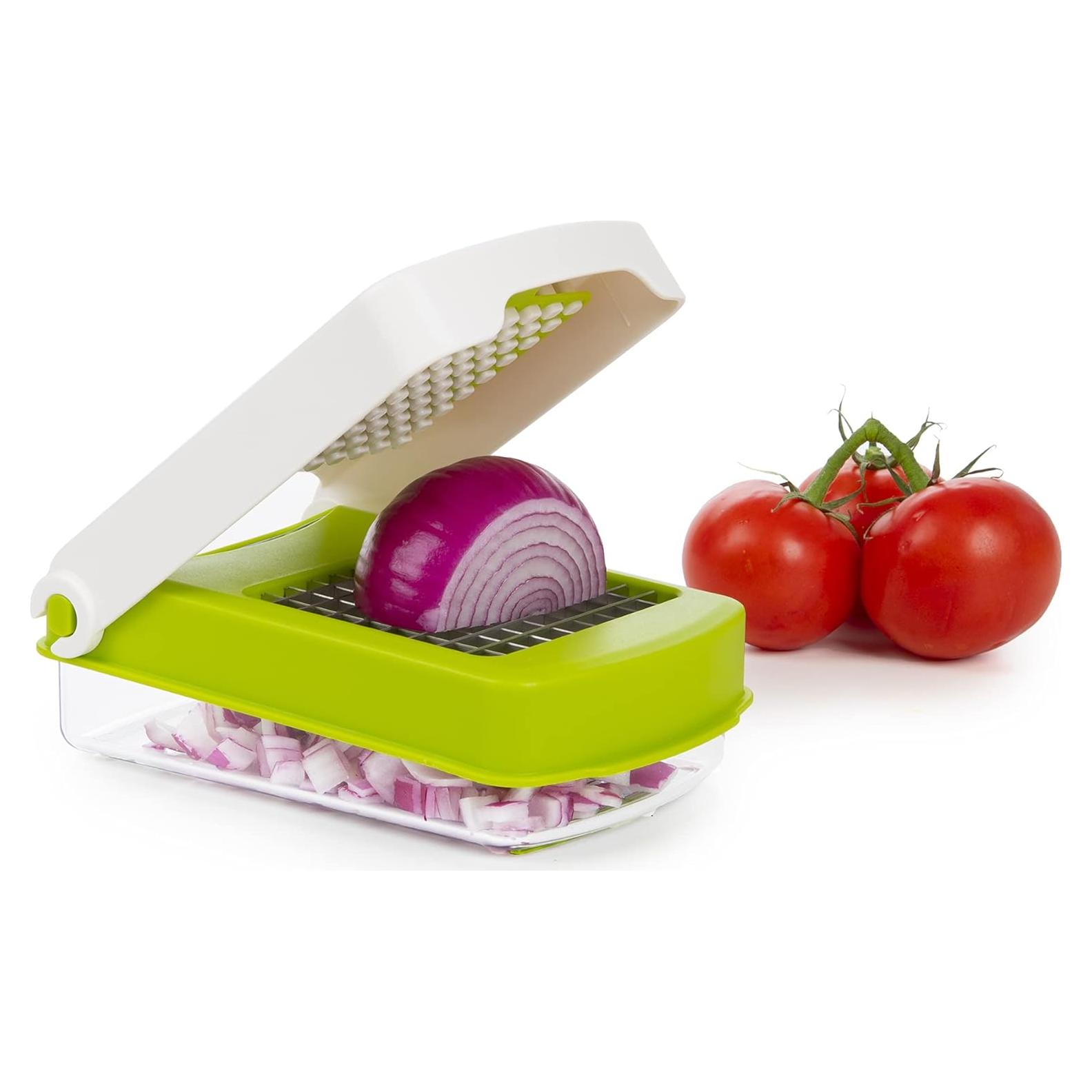 Cortador de Verduras Manual PrepWorks - Acero Inoxidable, 0.47L