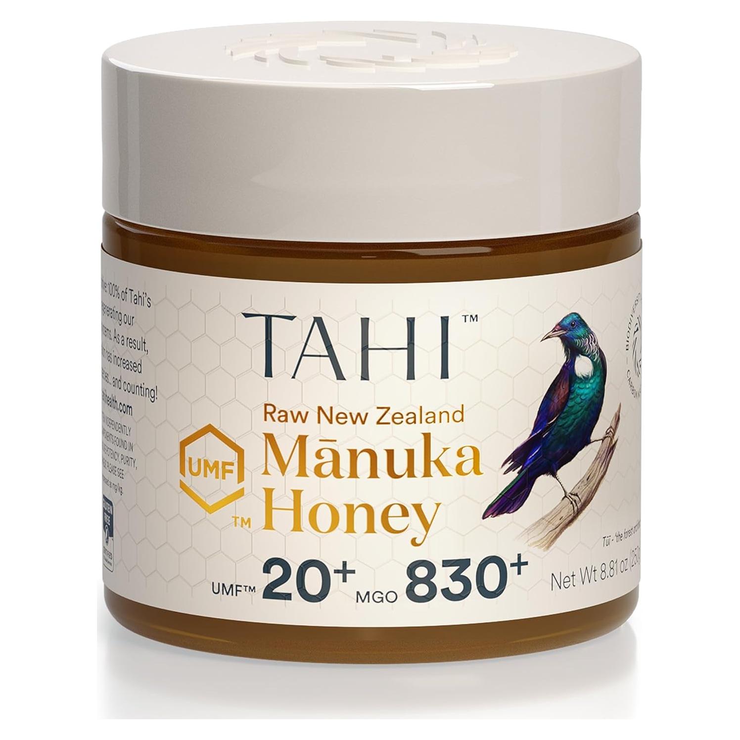 Miel Cruda Manuka Tahi UMF 20+ (MGO 830+) 250g - Natural y Sostenible