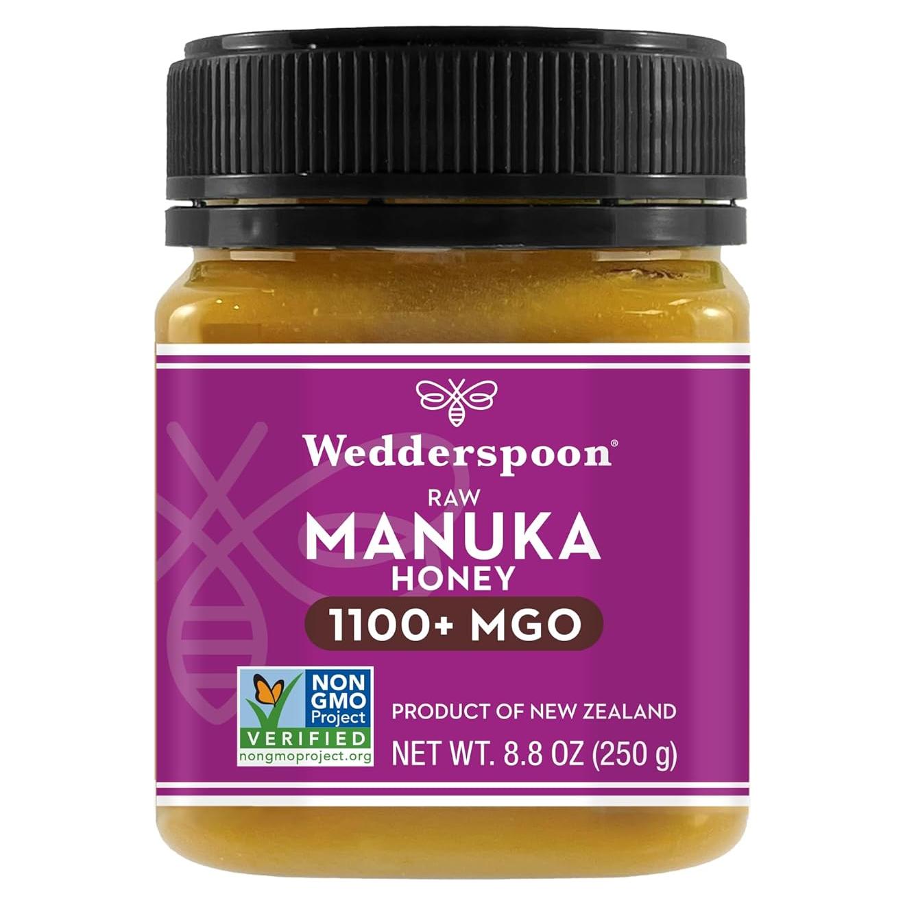 Miel Manuka Cruda Wedderspoon 1100+ MGO 250 g Nueva Zelanda