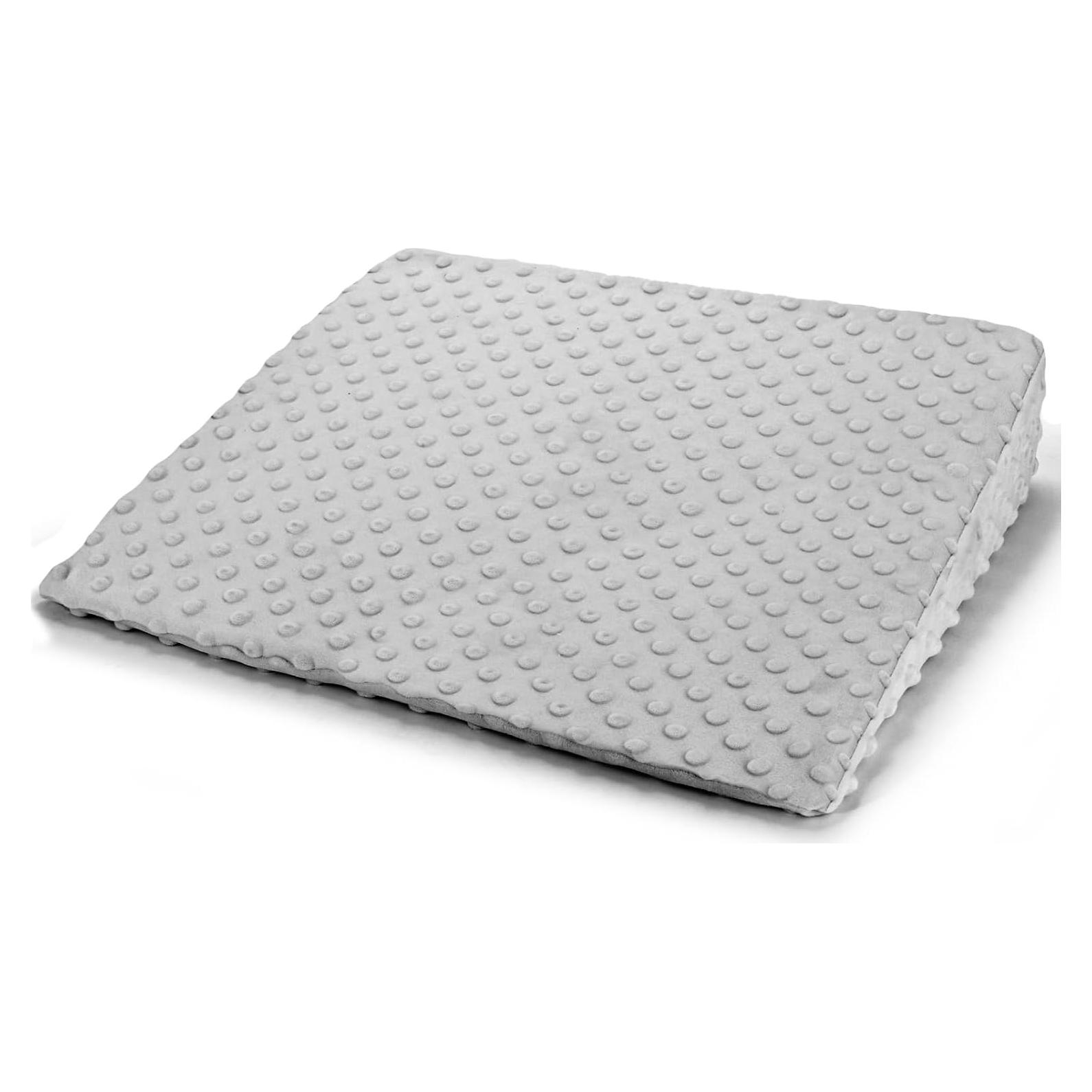 Cojín en Cuña BlissfulAbode para Niños, Espuma de Memoria, Gris