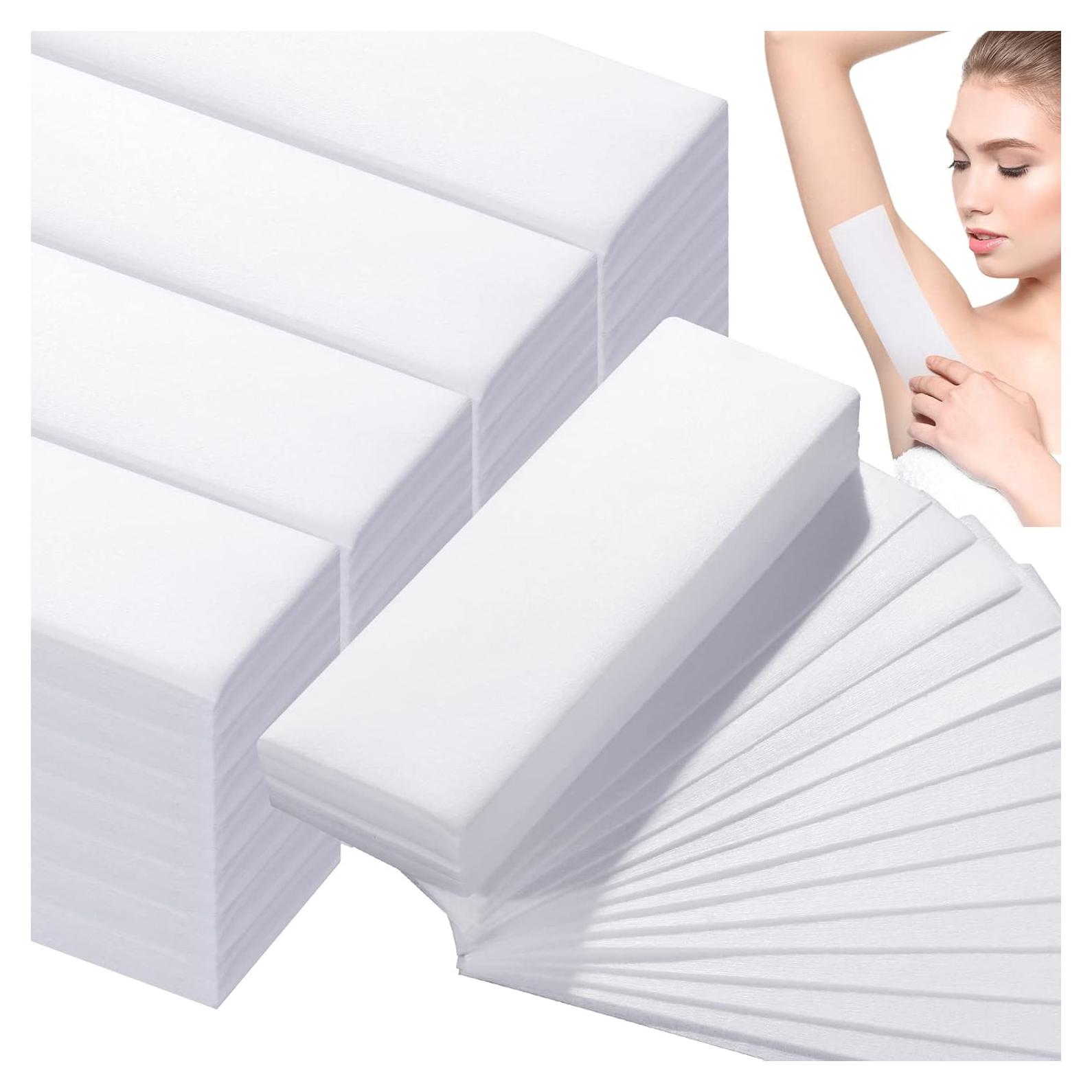 Cintas de Cera No Tejidas Leelosp 1000 Pcs 7x20 cm