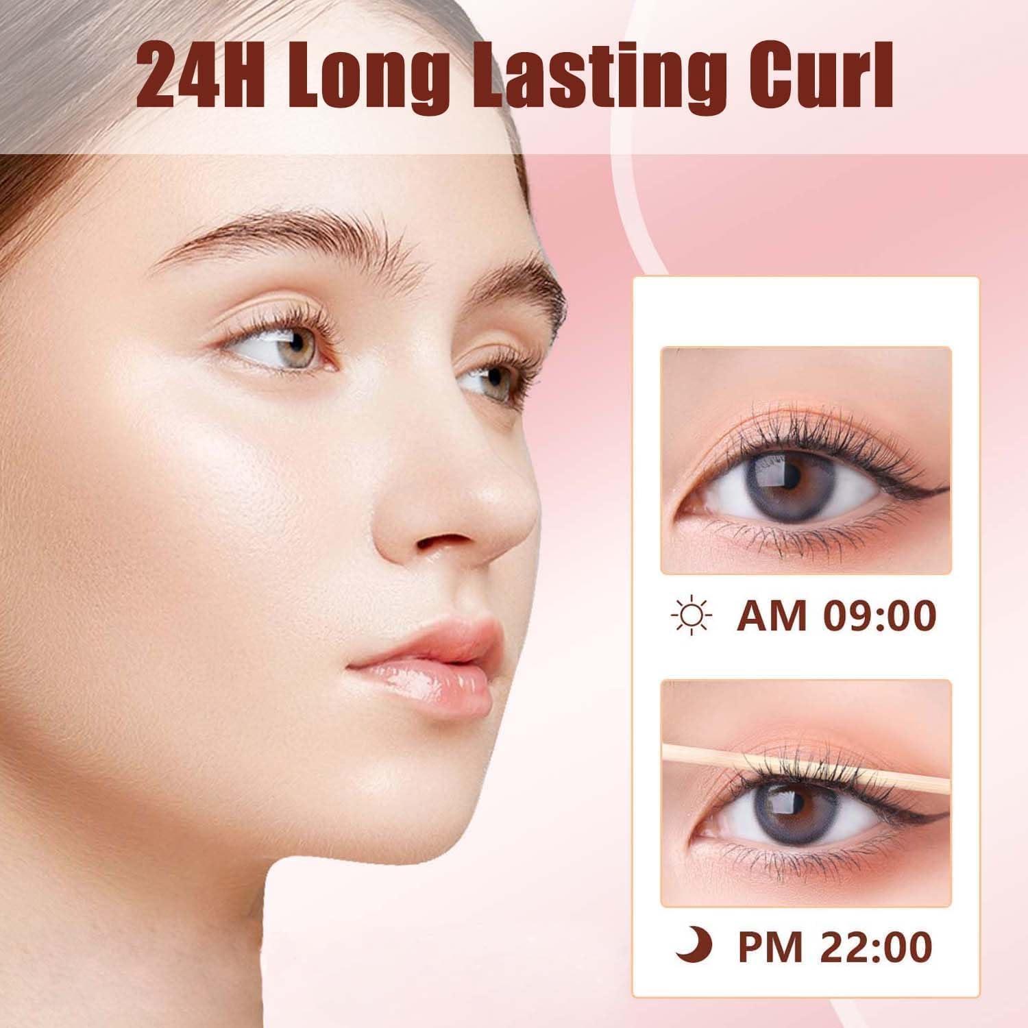 Rizador de Pestañas Eléctrico Acavado Rosa Claro 3 Temperaturas