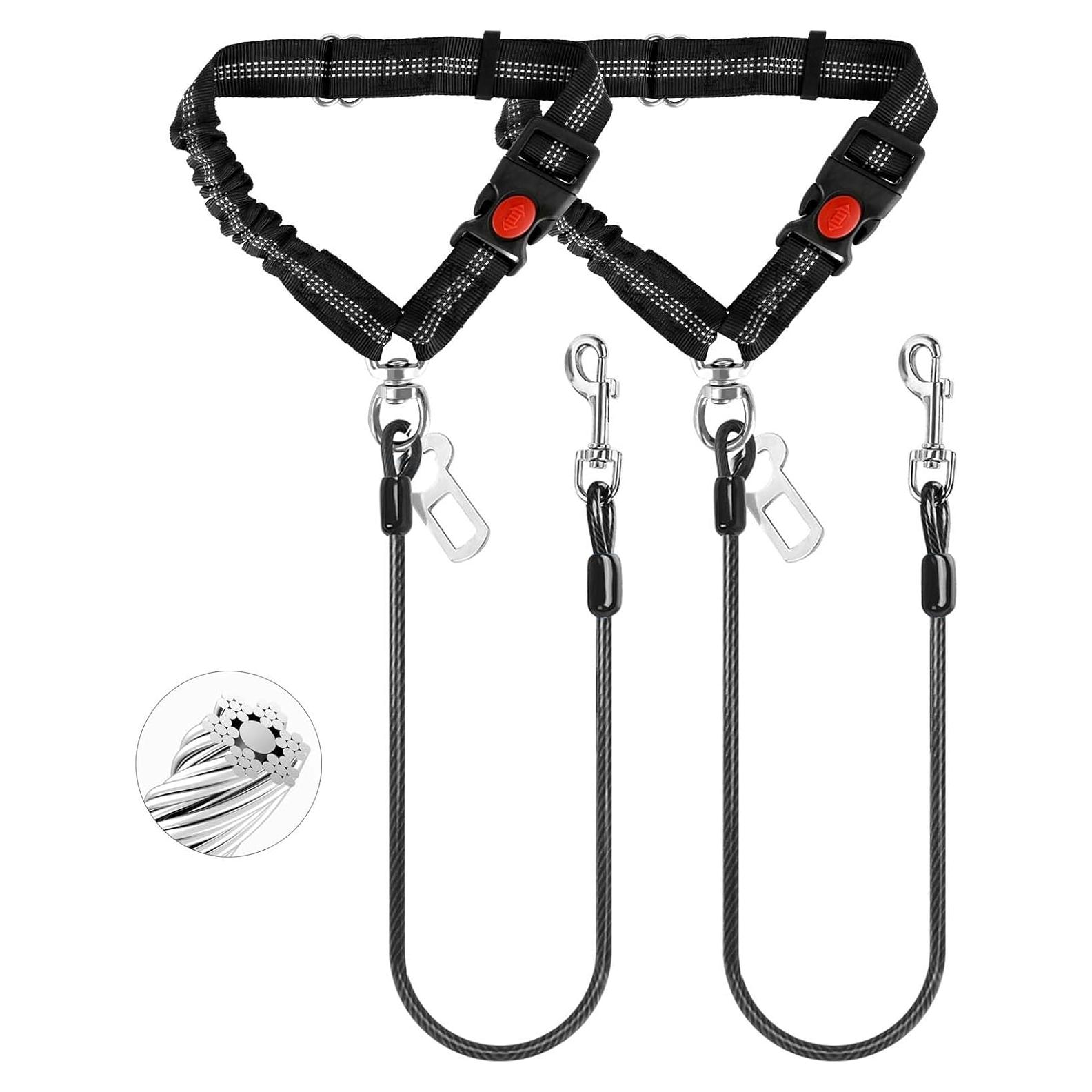 Cinturón de Seguridad para Perros Giiyoe 2 en 1 Alta Resistencia