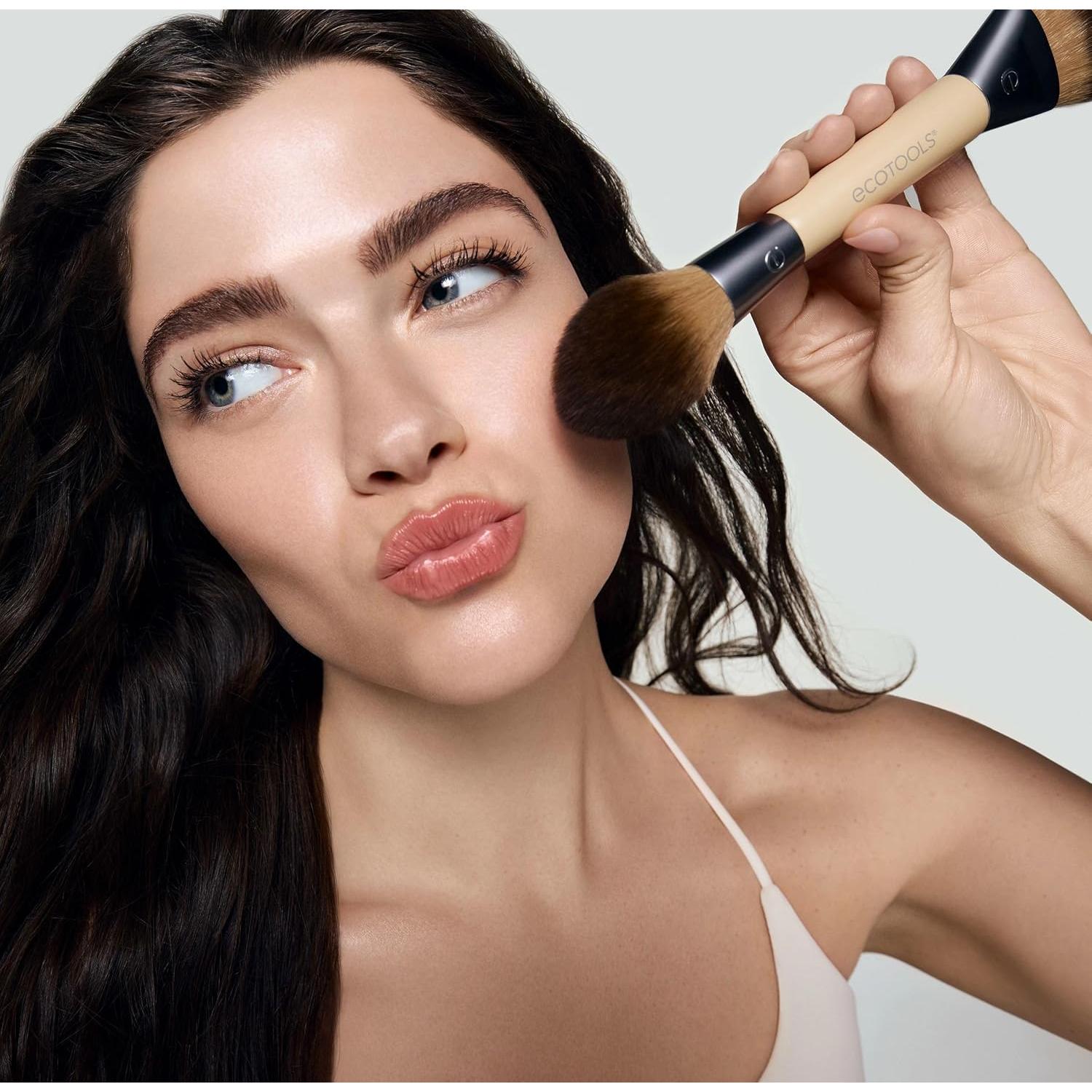 Pincel de Maquillaje EcoTools Doble Cara para Contorno y Bronceado