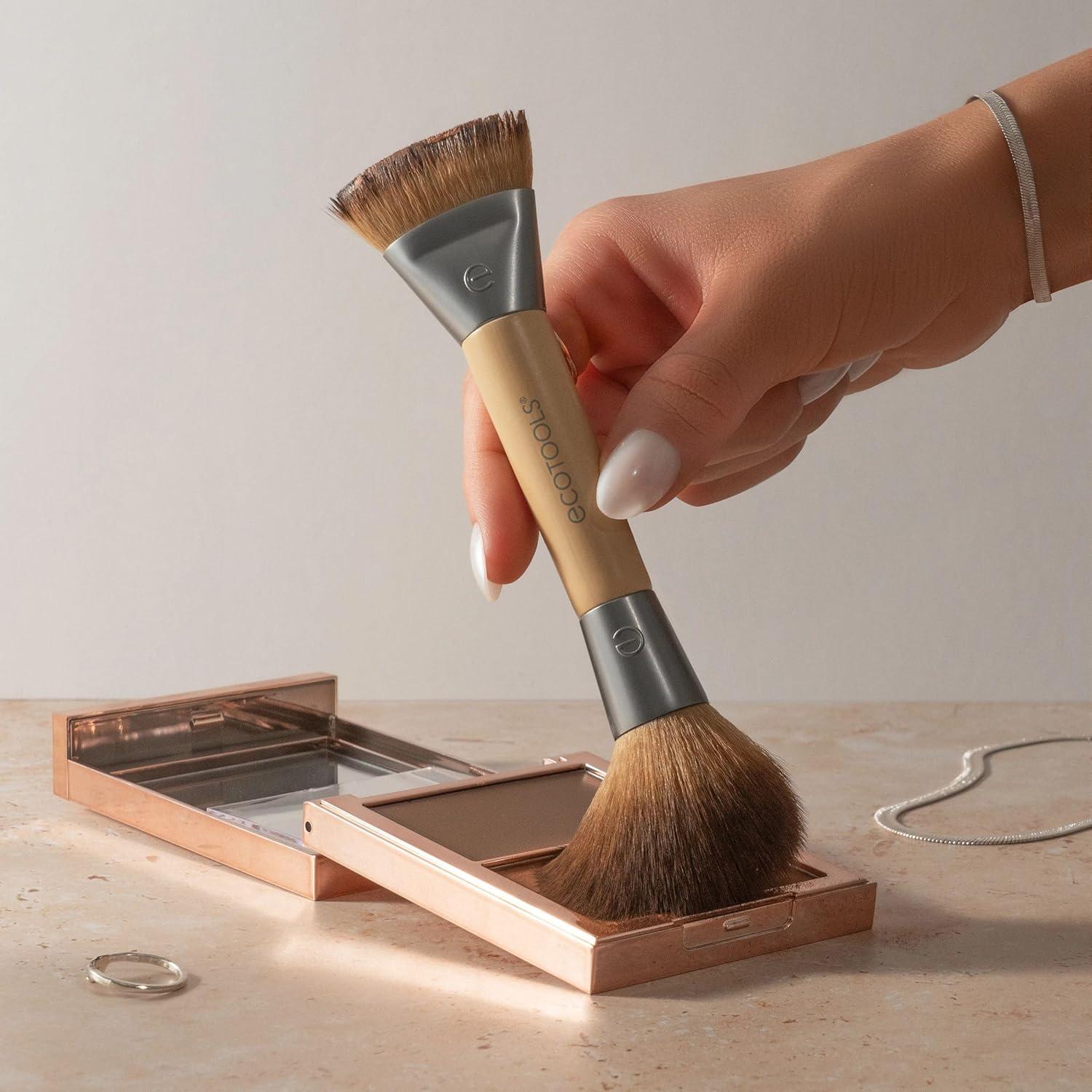 Pincel de Maquillaje EcoTools Doble Cara para Contorno y Bronceado