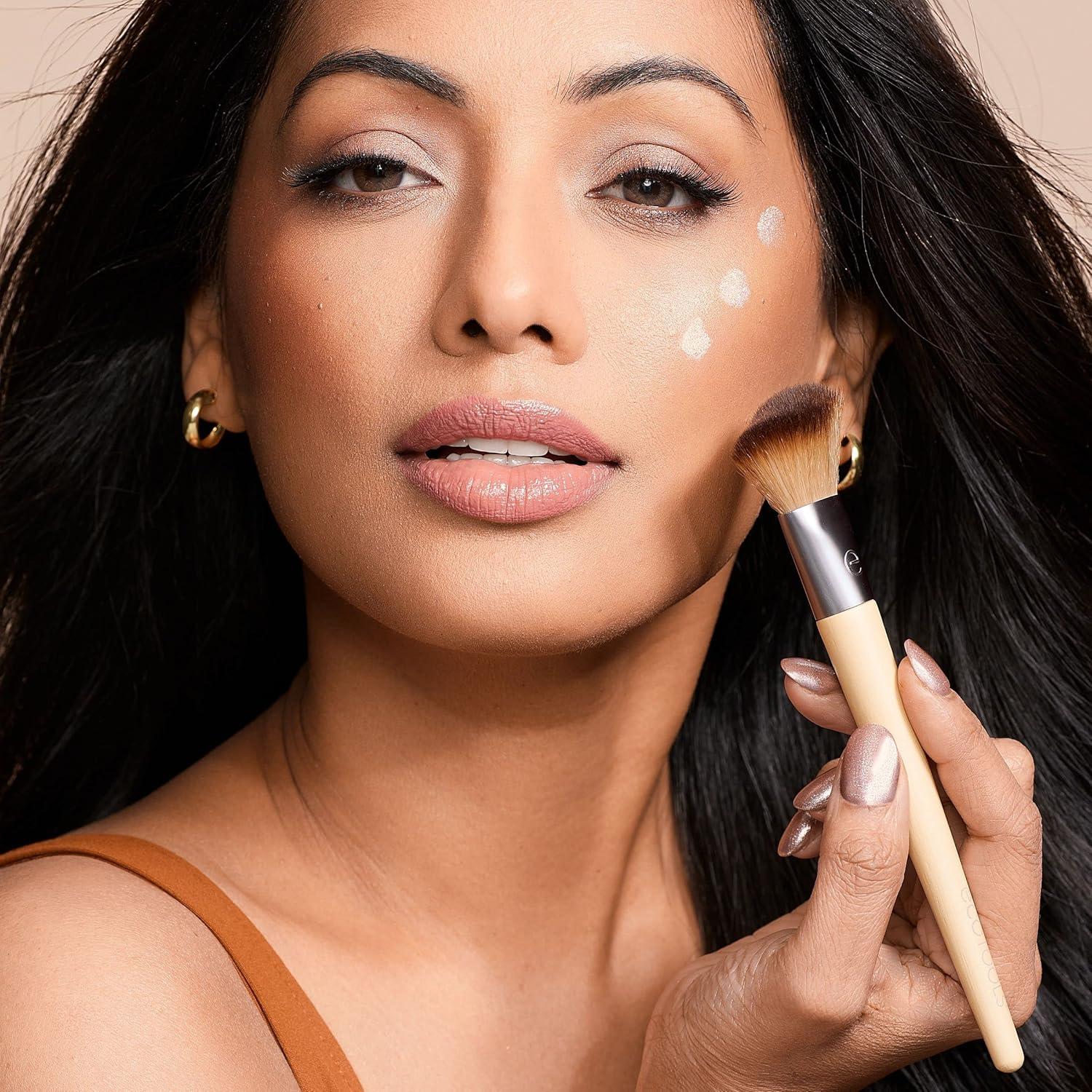 Dúo de Brochas EcoTools para Rubor e Iluminador - 2 Piezas