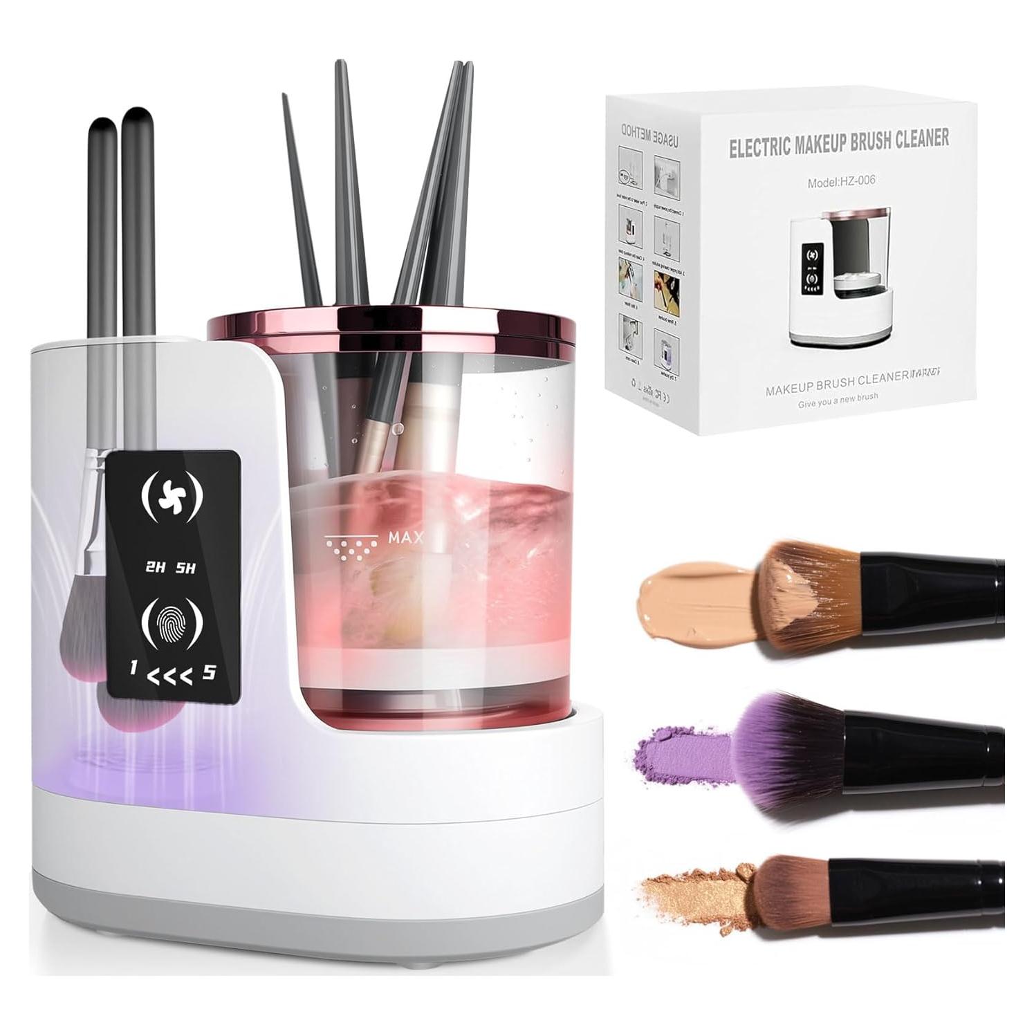 Limpiadora de Brochas de Maquillaje Eléctrica Jastt 3 en 1 XL