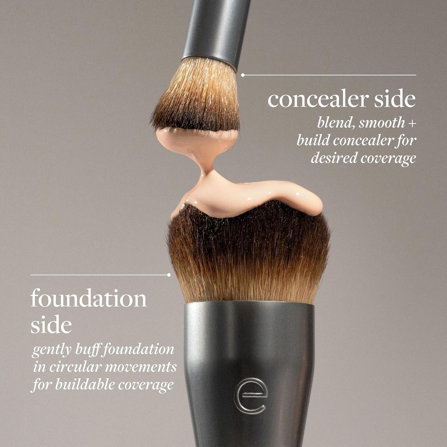 Pincel de Maquillaje Doble Cara EcoTools - Base y Corrector