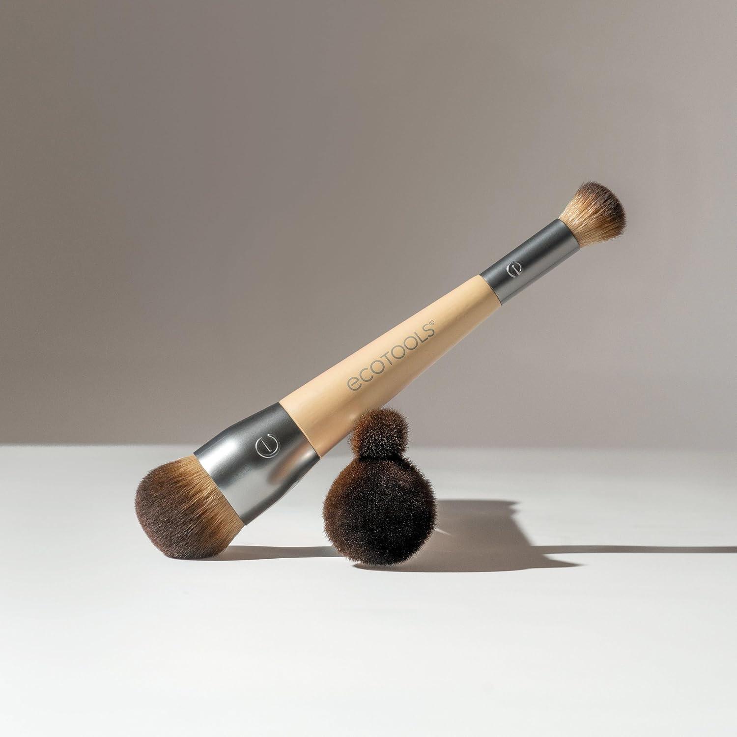 Pincel de Maquillaje Doble Cara EcoTools - Base y Corrector