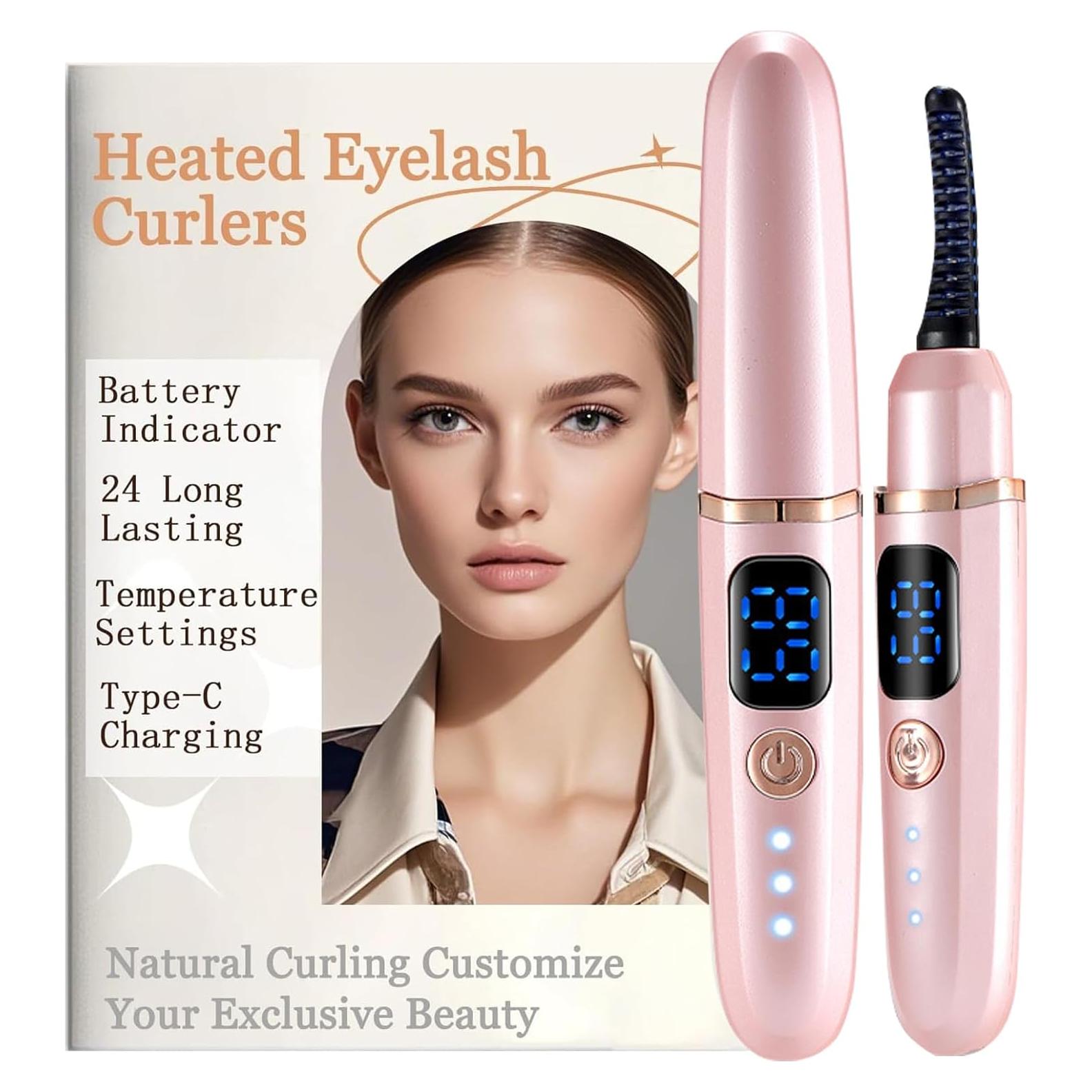 Rizador de Pestañas Eléctrico Acavado HEC4 con 3 Temperaturas