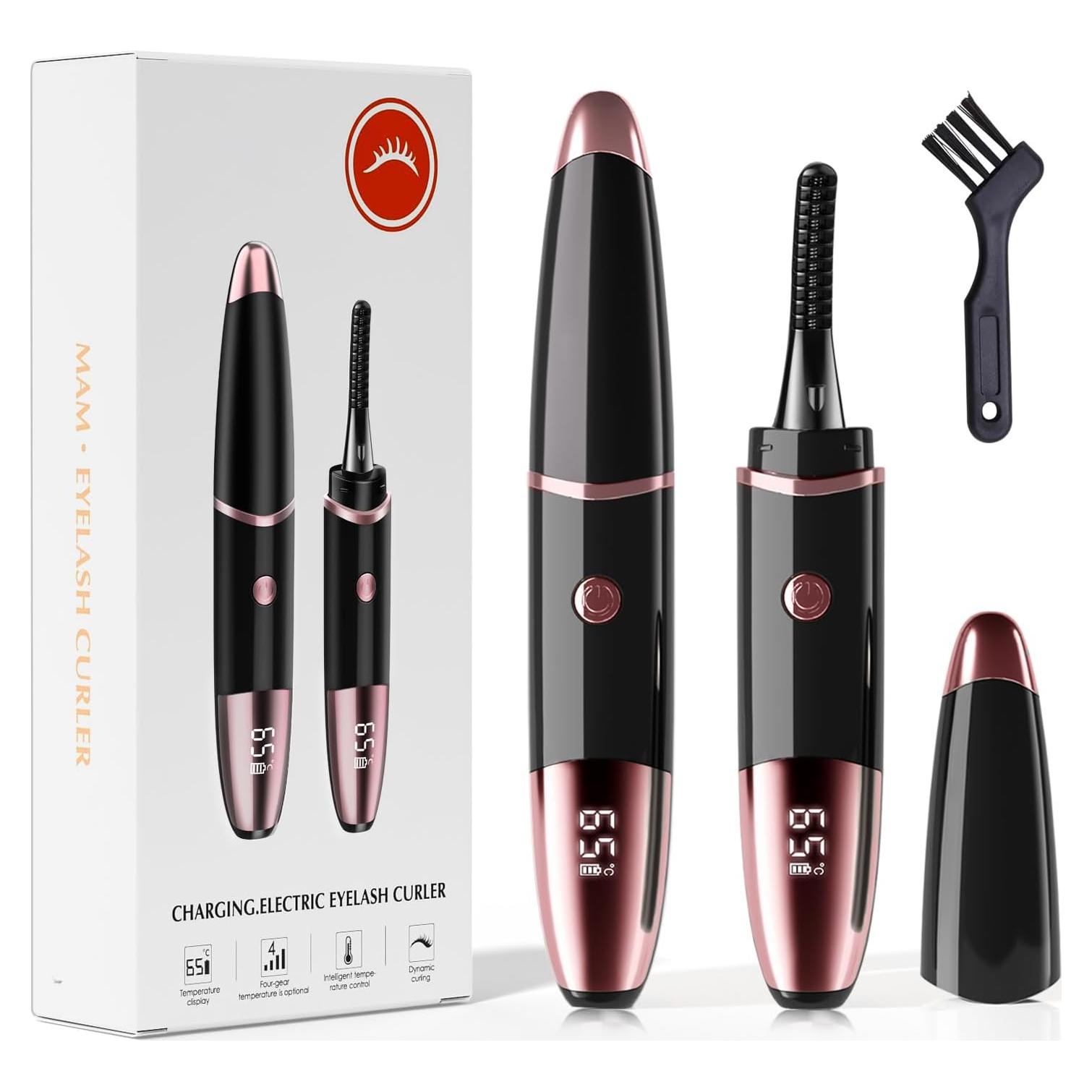 Rizador de Pestañas Eléctrico DUHPLL Recargable LED 24h