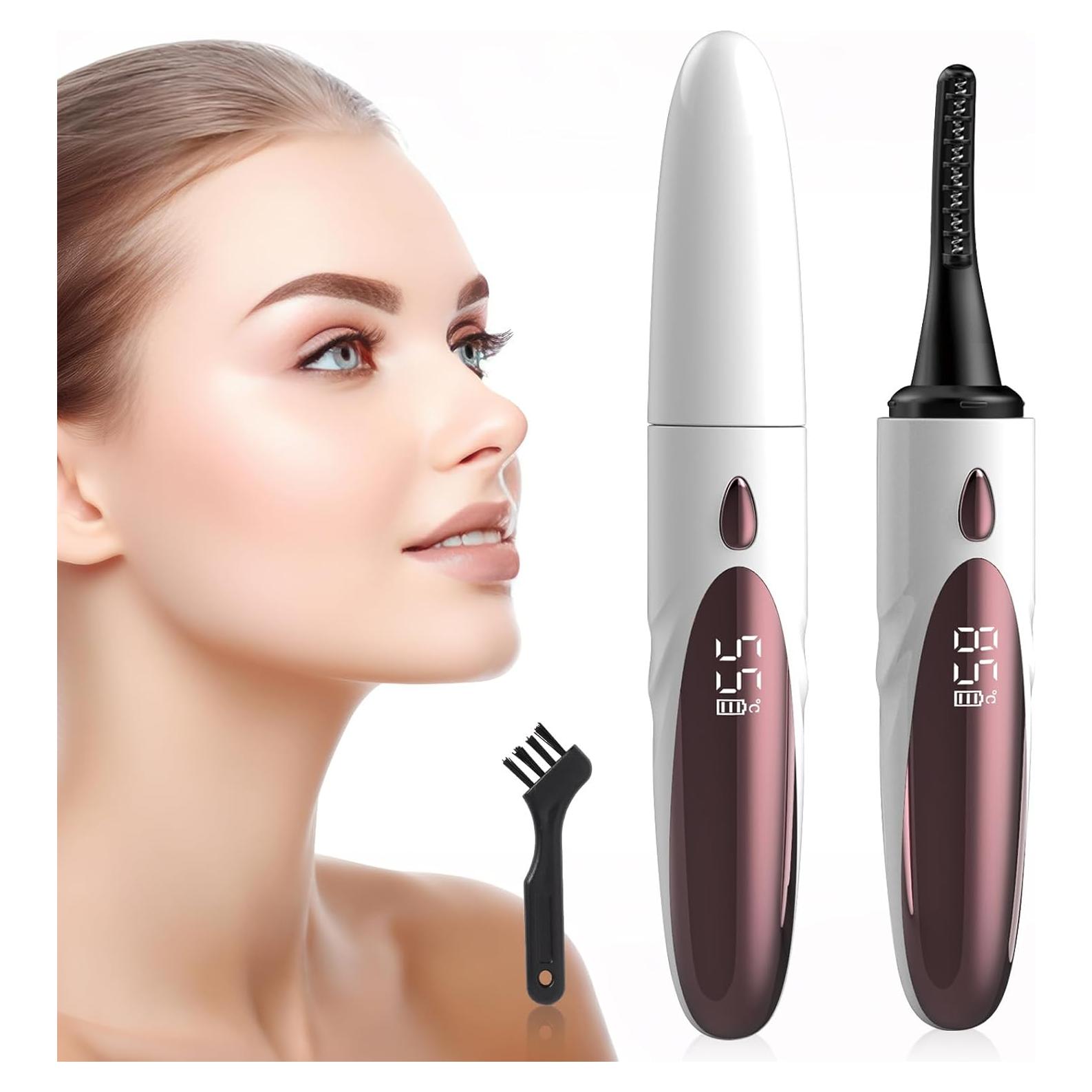 Rizador de Pestañas Eléctrico Morevee Blanco 4 Modos 24h