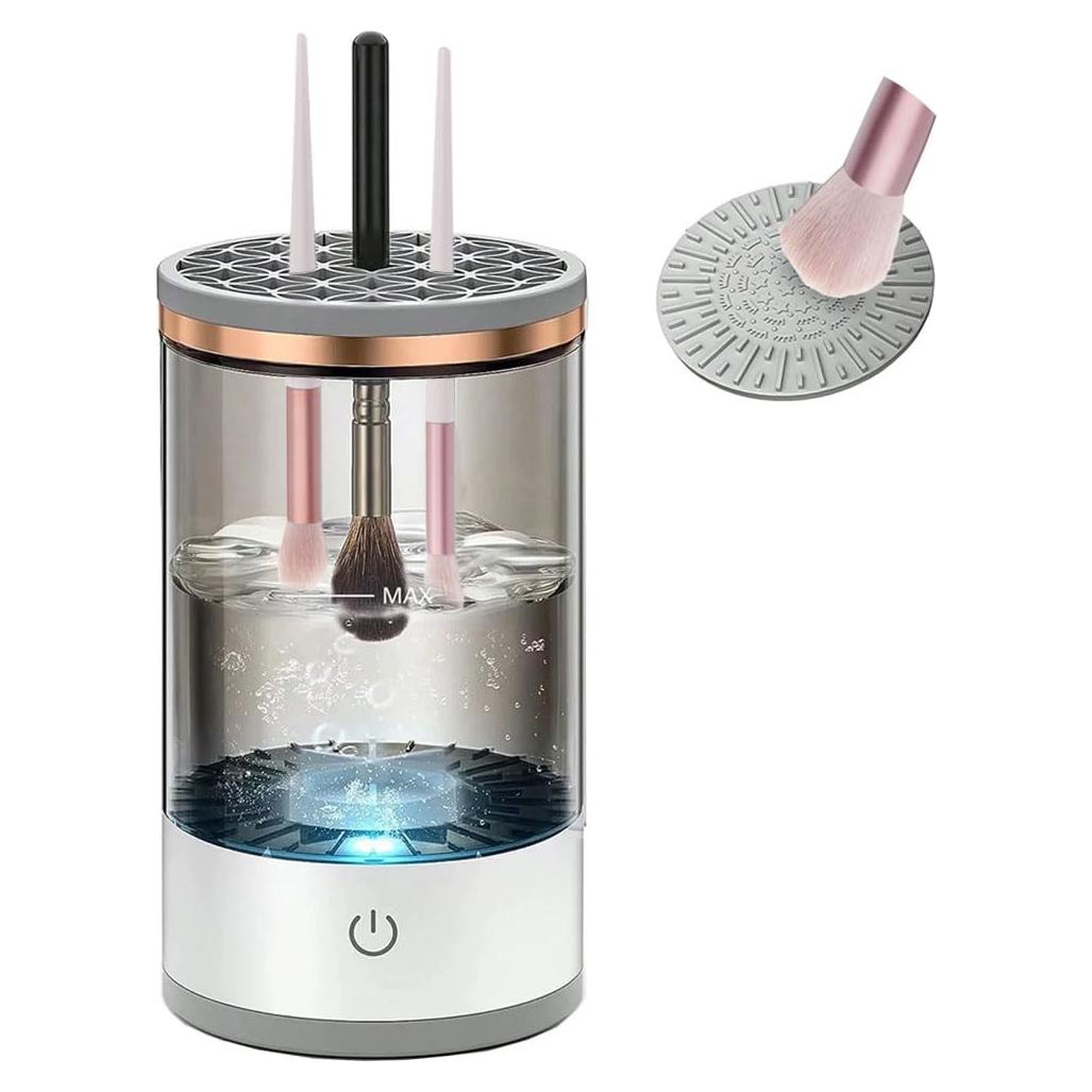 Limpiador Eléctrico de Brochas de Maquillaje Oniapro con Alfombrilla