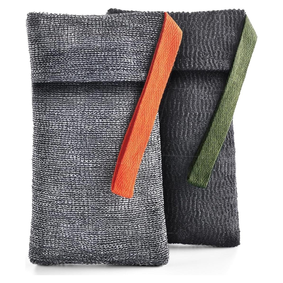 Bolsas de Jabón Exfoliantes Xeiophoy 2 Piezas 18x10 cm