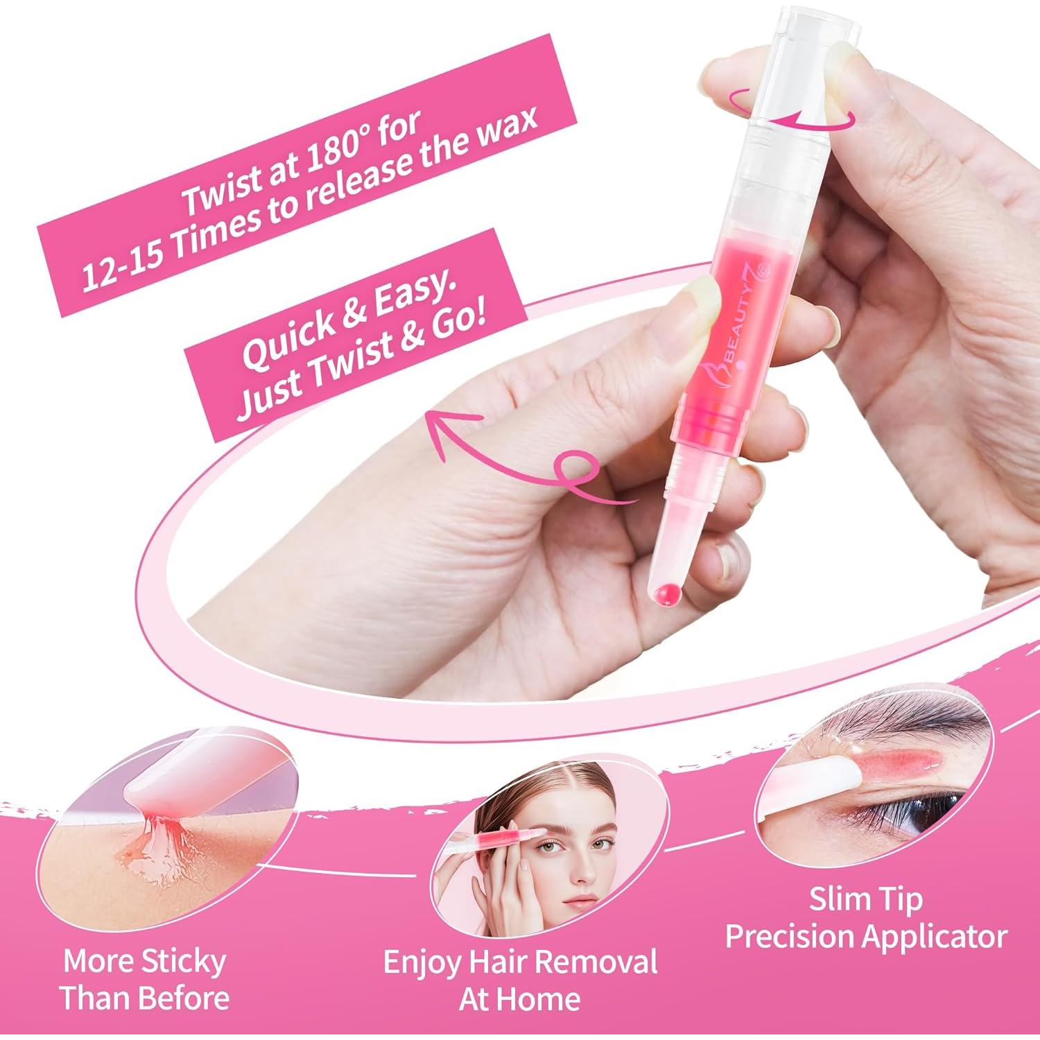 Kit de Cera para Cejas Beauty7 - Depilación Facial Completo