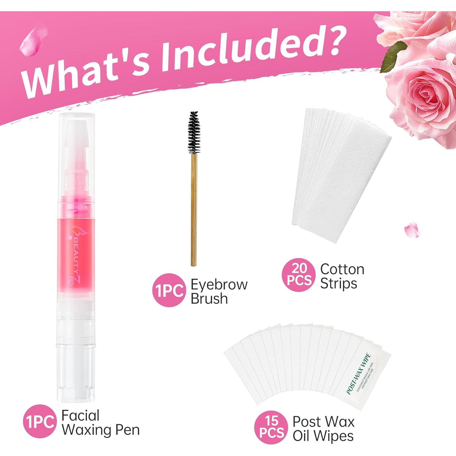 Kit de Cera para Cejas Beauty7 - Depilación Facial Completo