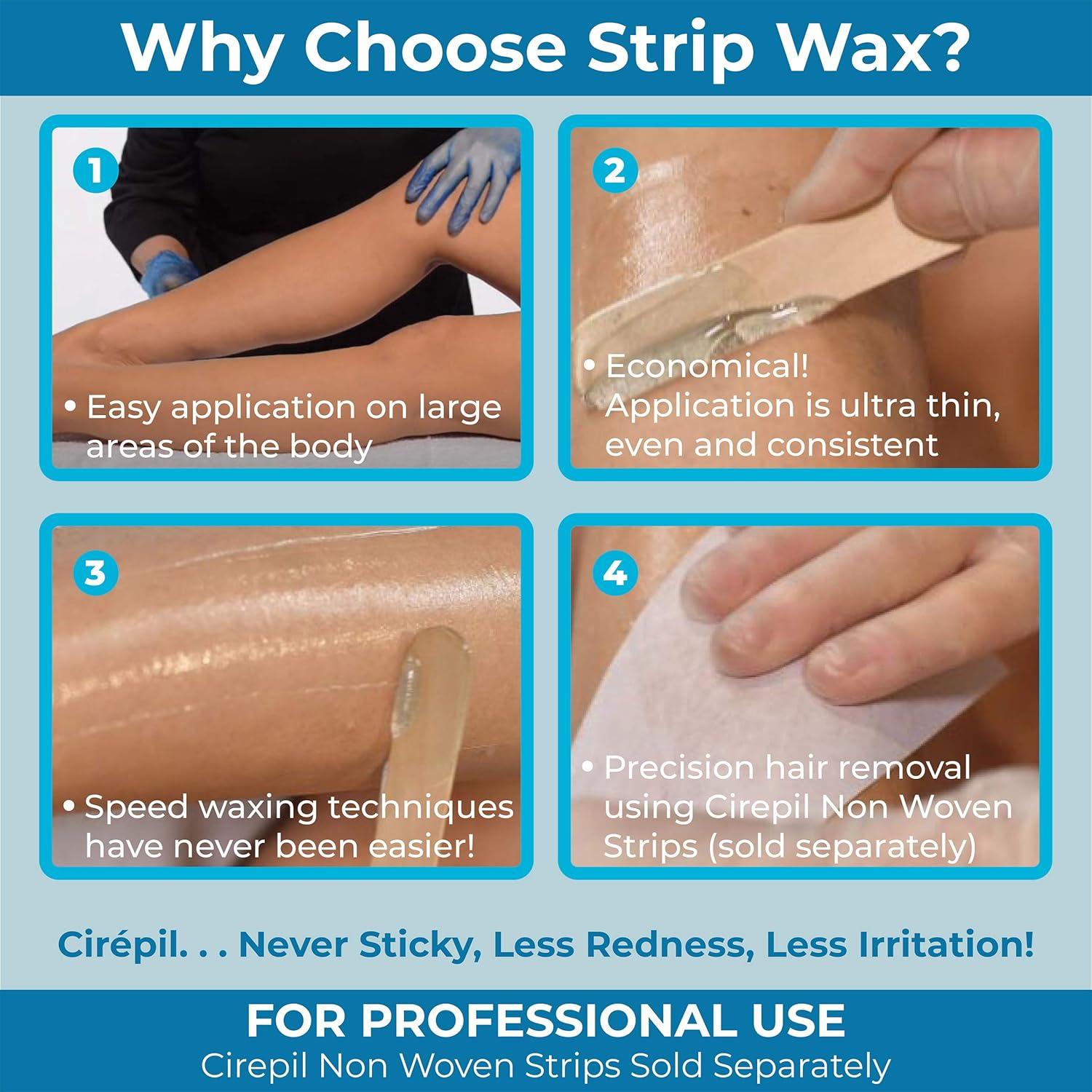 Cera Depilatoria Cirepil Cristal Océano 400g - Sin Fragancia - Pieles Sensibles