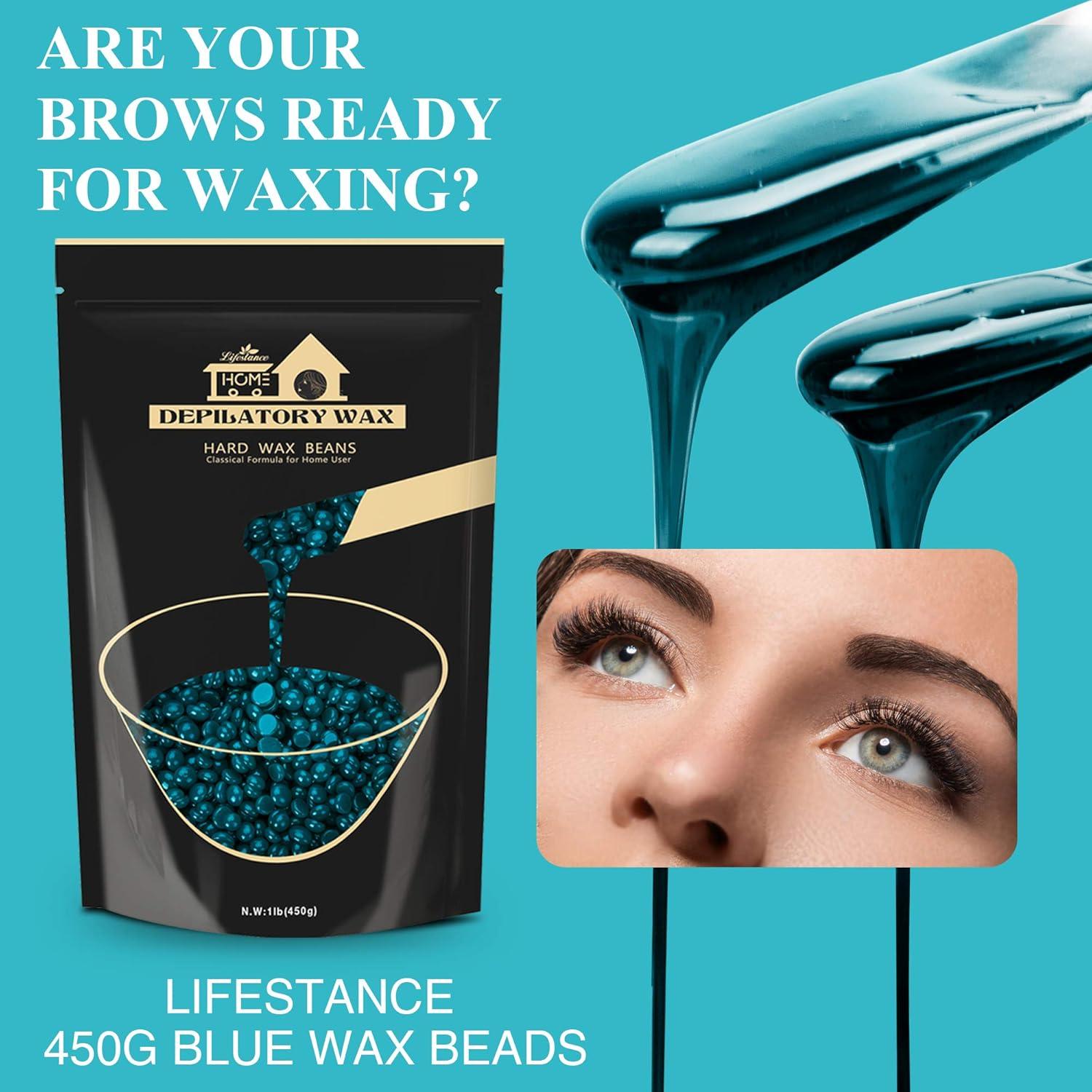 Perlas de Cera Dura Lifestance 0.45kg Jazmín para Piel Sensible