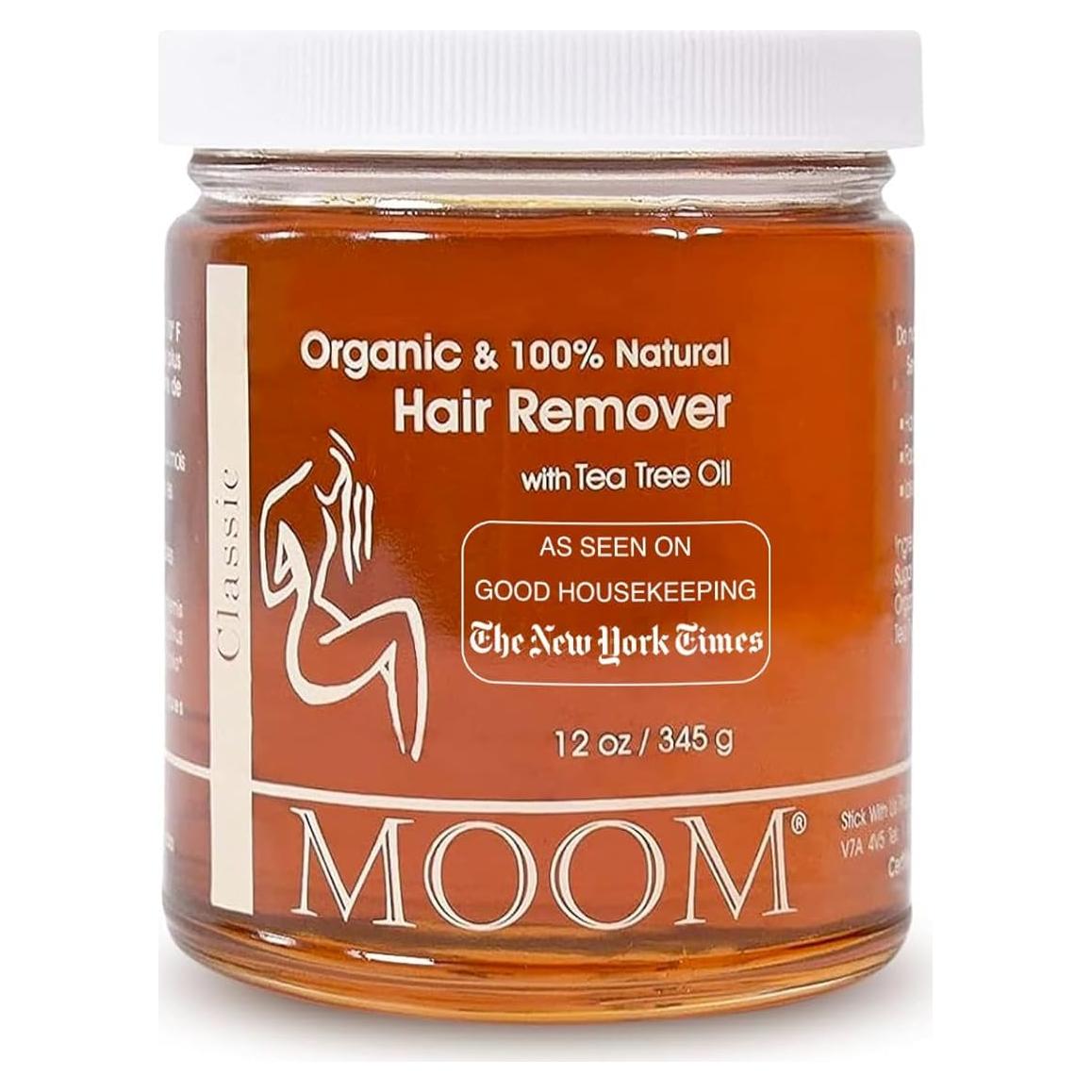 Cera de Azúcar Orgánica MOOM 340 g - Depilación Suave Piel Sensible