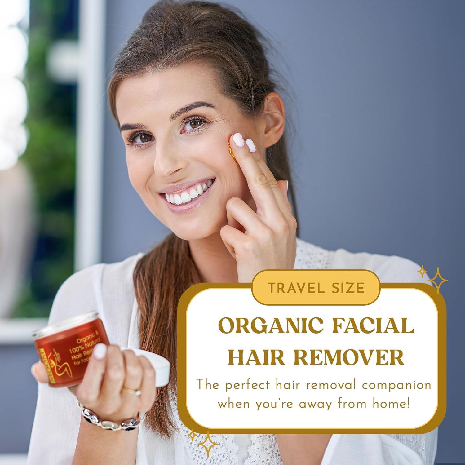 Kit de Cera de Azúcar Facial MOOM 45.4g - Depilación Suave