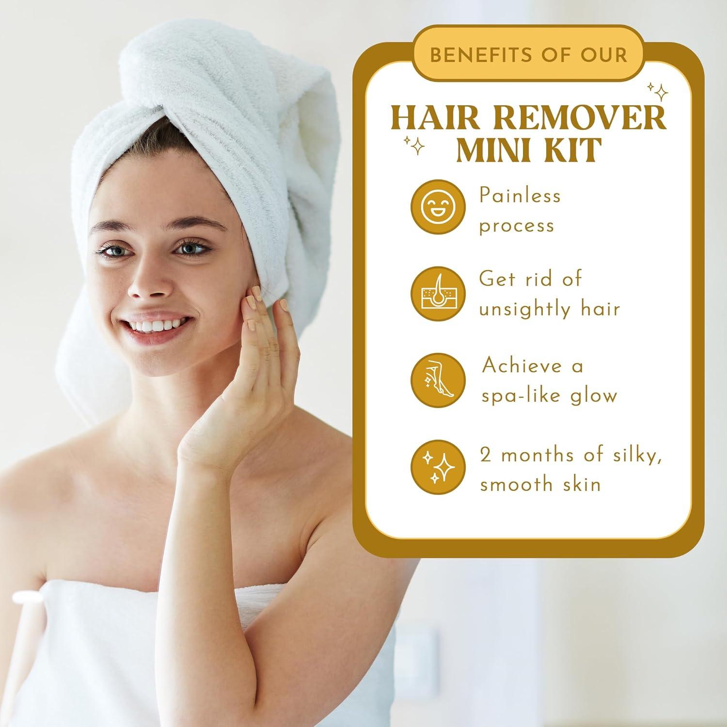 Kit de Cera de Azúcar Facial MOOM 45.4g - Depilación Suave