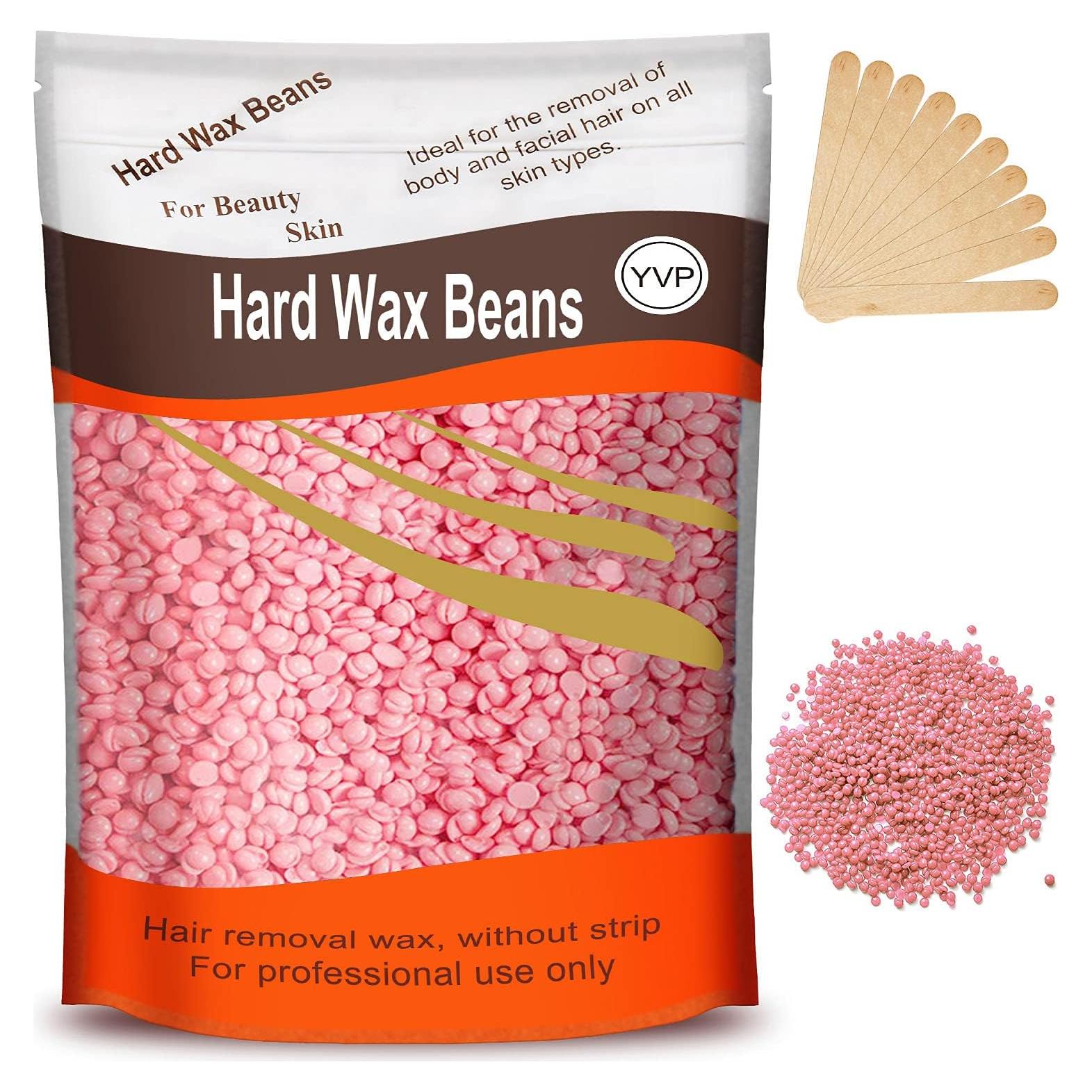 Cera Dura para Depilación Yovanpur Rosa 300g Piel Sensible