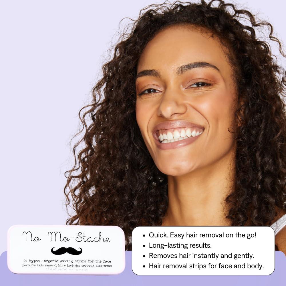 Kit de Cera para Labios Portátil No Mo-Stache - 24 Tiras