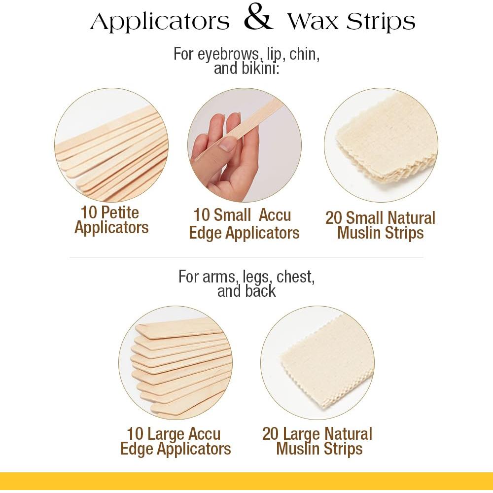 Kit de Cera para Depilación GiGi - Calentador y Accesorios