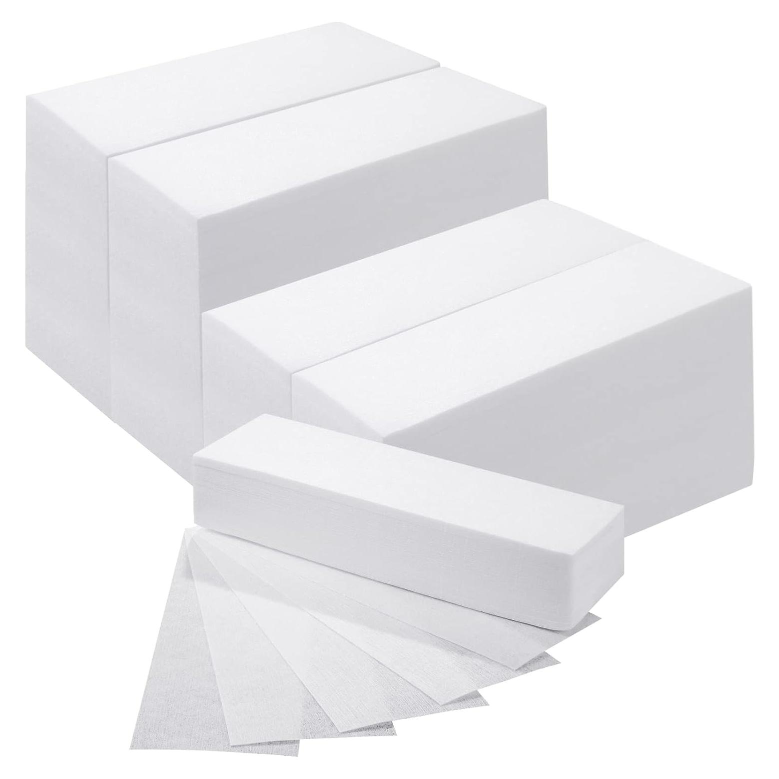 2000 Tiras de Cera No Tejidas Dunzy 7x20 cm para Depilación