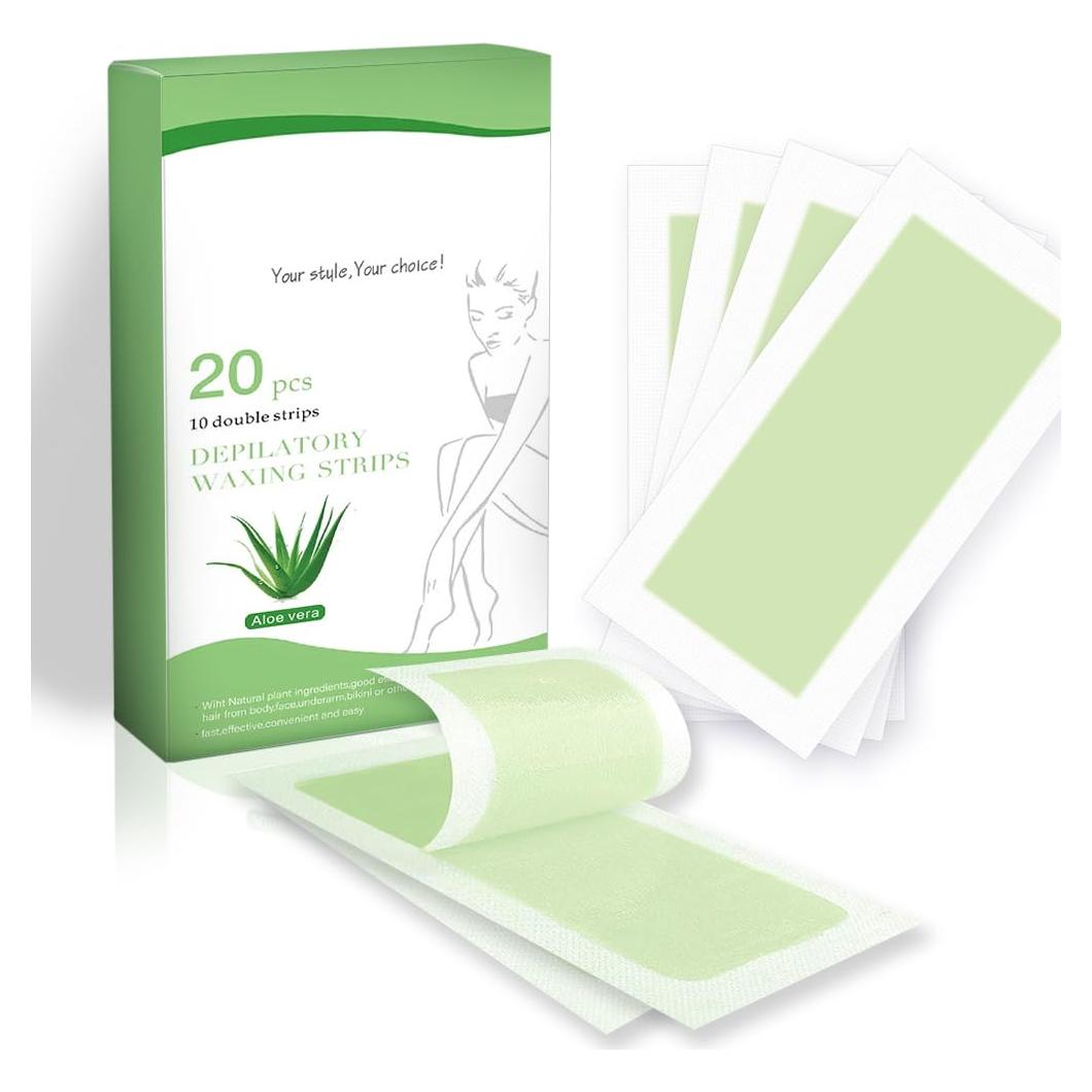 Tiras de Cera Depilatoria Dr.Pedi 20 Pcs Cuerpo y Facial