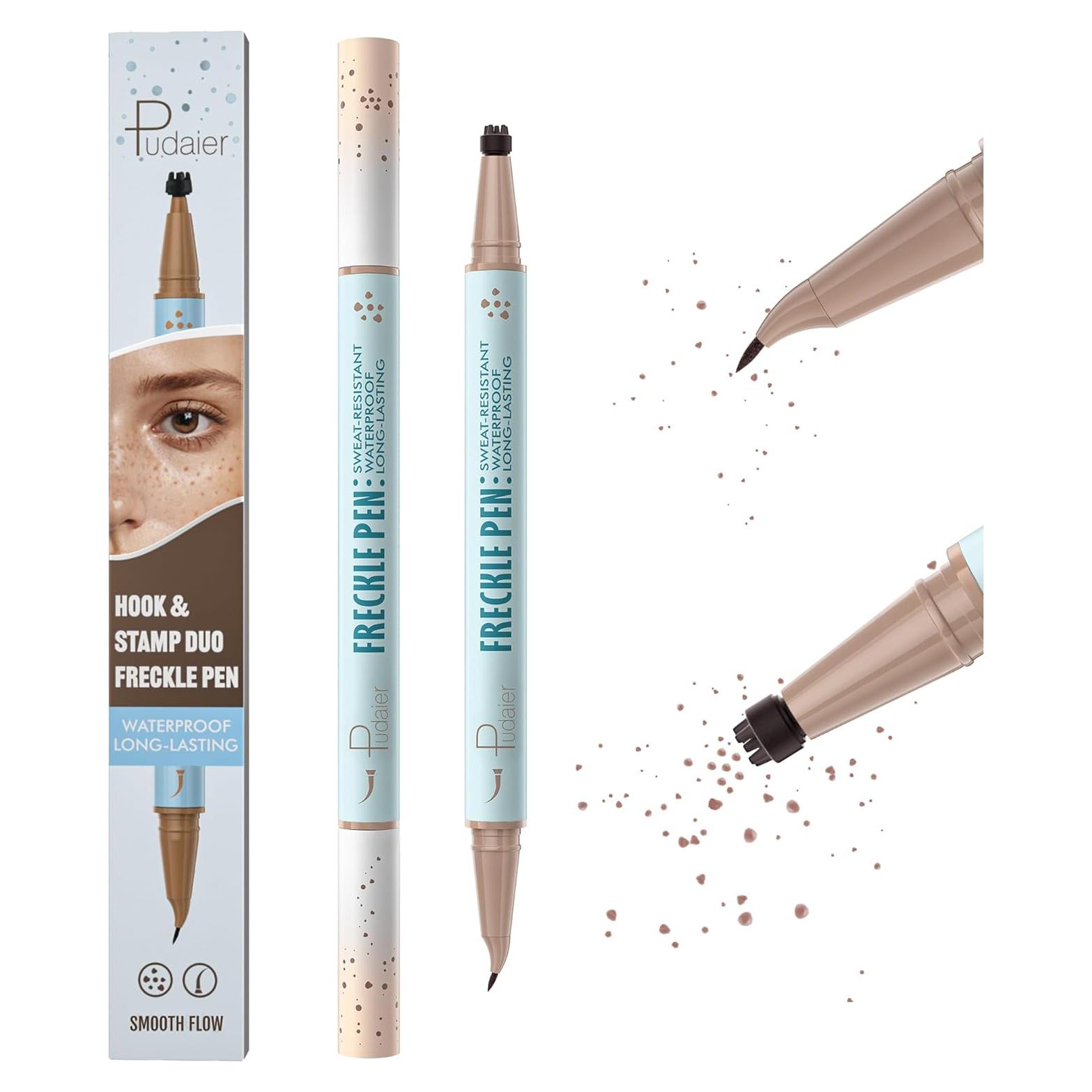 Bolígrafo de Pecas 2 en 1 Pudaier - Sello Impermeable Natural