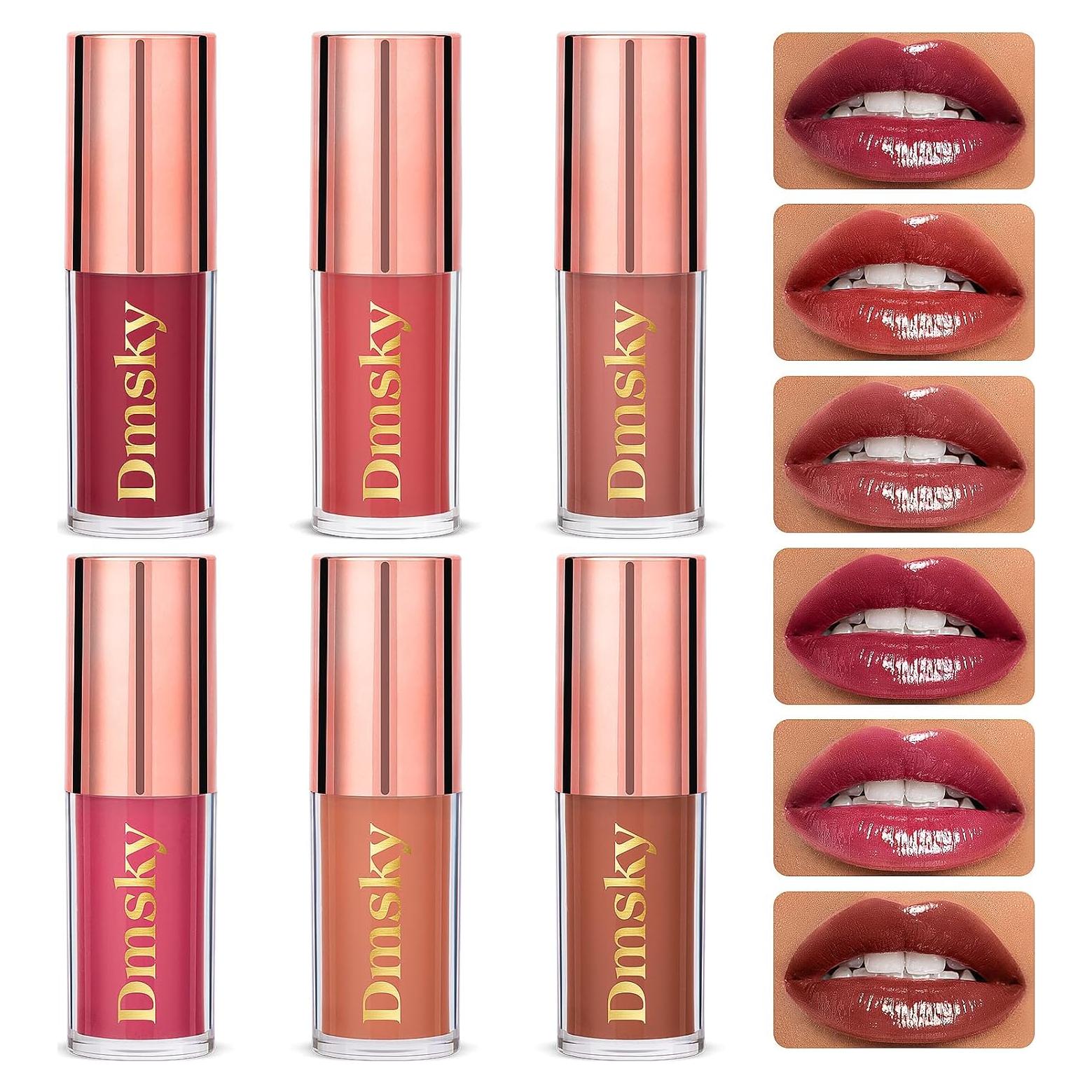 Set de Tinte de Labios Hidratante Dmsky - 6 Colores Brillantes