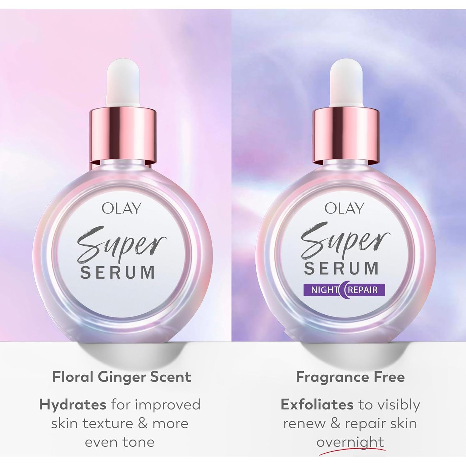 Olay Super Serum Nocturno 50 mL - 5 en 1 Sin Fragancia