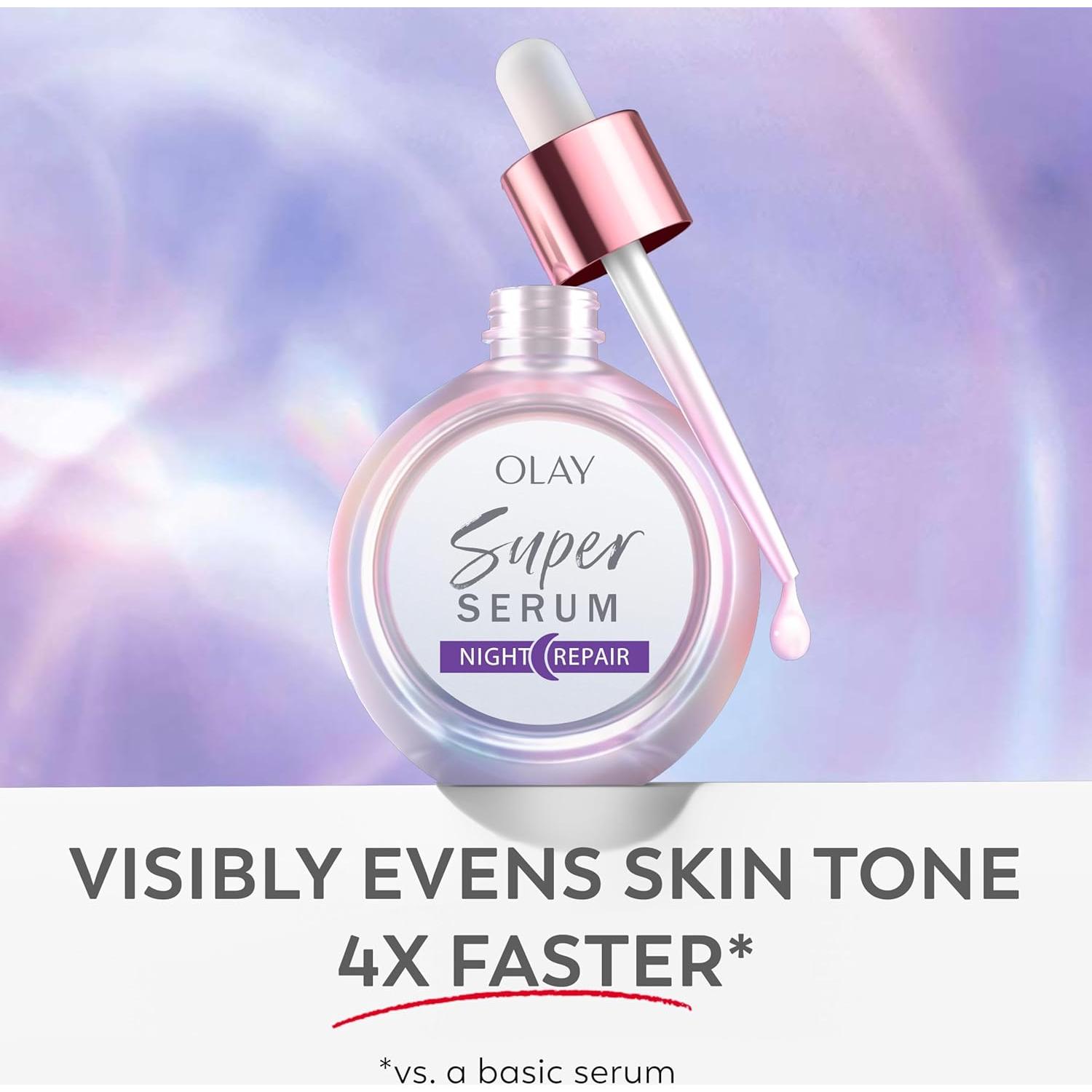 Olay Super Serum Nocturno 50 mL - 5 en 1 Sin Fragancia