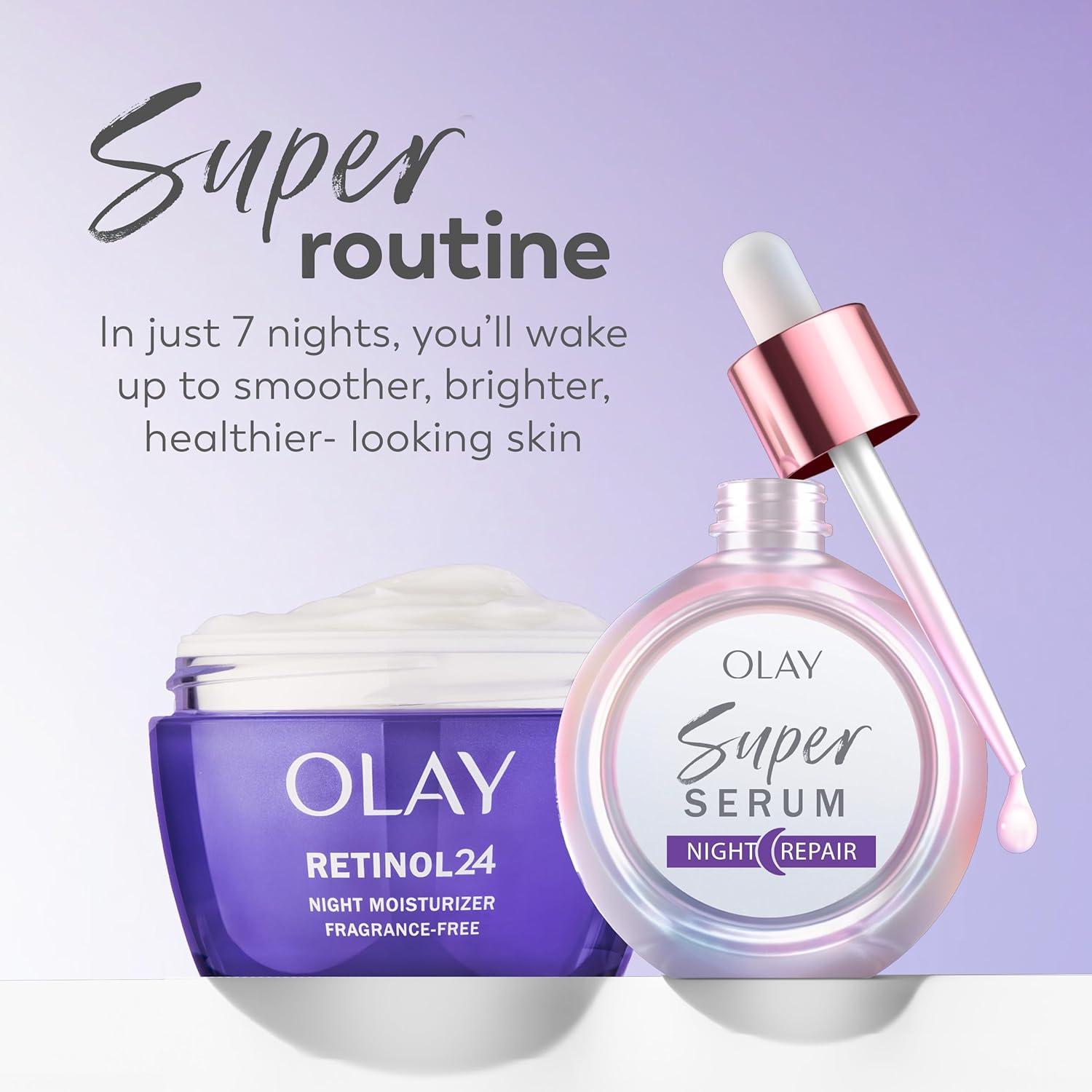 Olay Super Serum Nocturno 50 mL - 5 en 1 Sin Fragancia