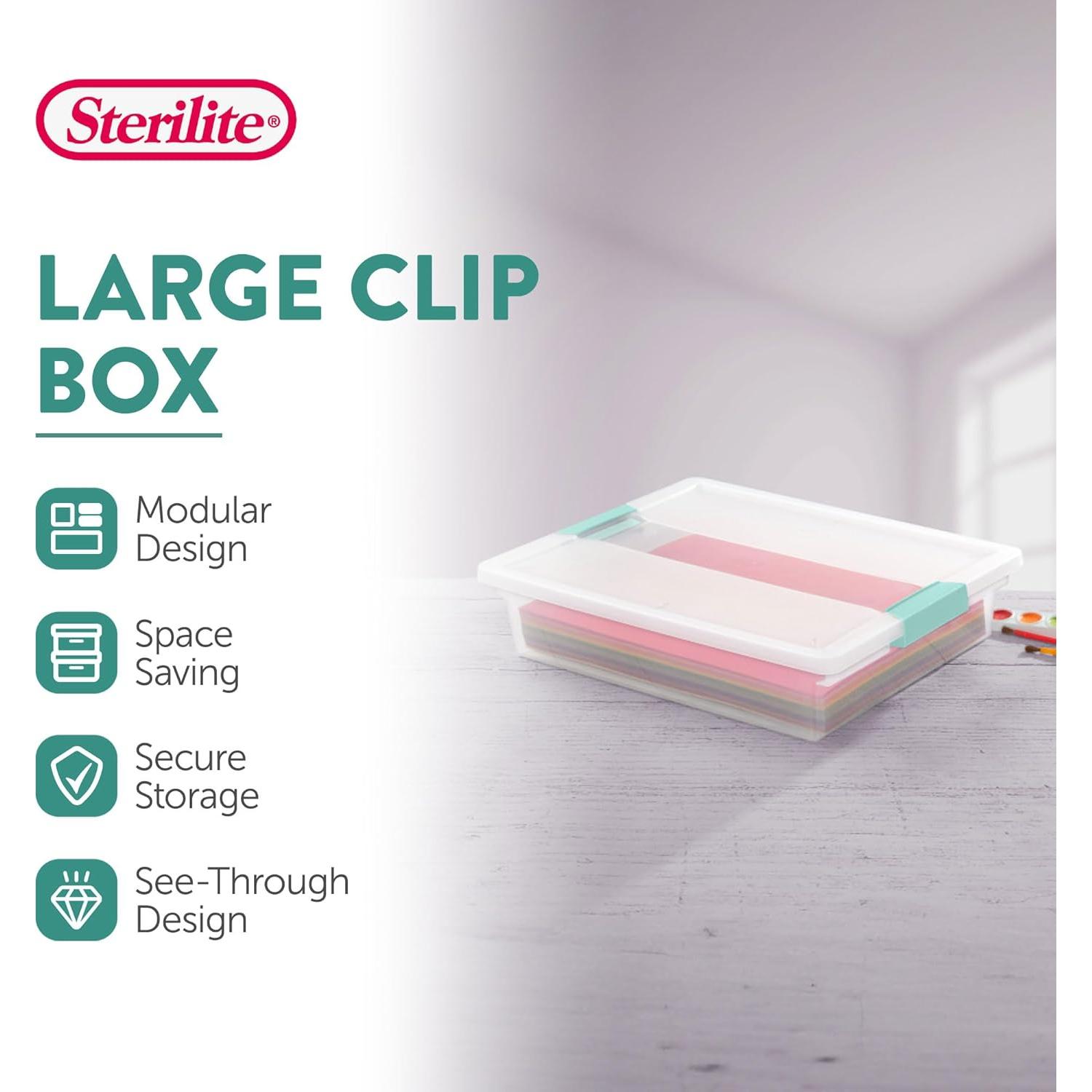 Cajas de Almacenamiento Apilables Sterilite 6-Pack Grande