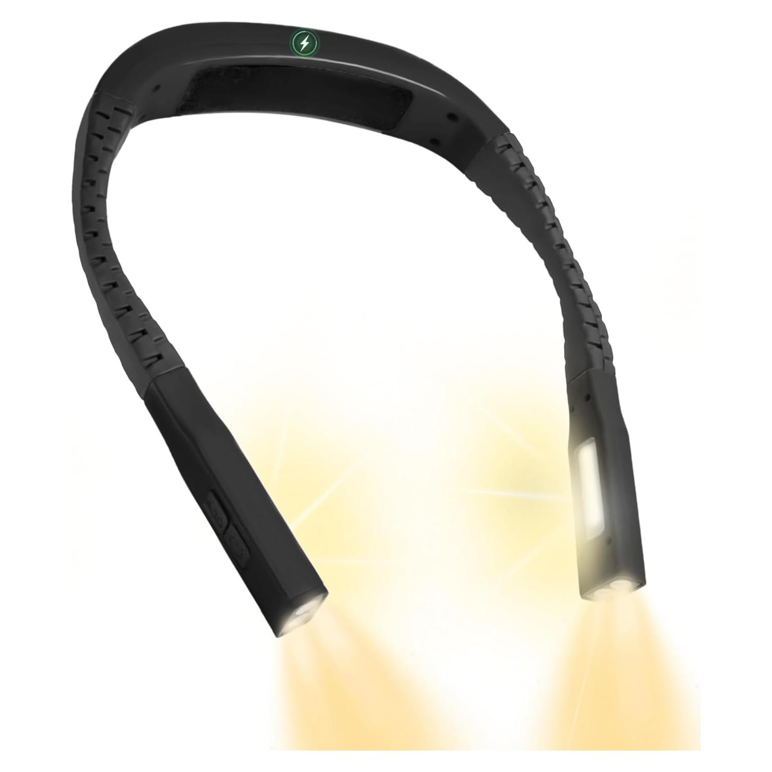 Luz de Cuello Recargable Gladwork 1200mAh 4 Luces Ajustables