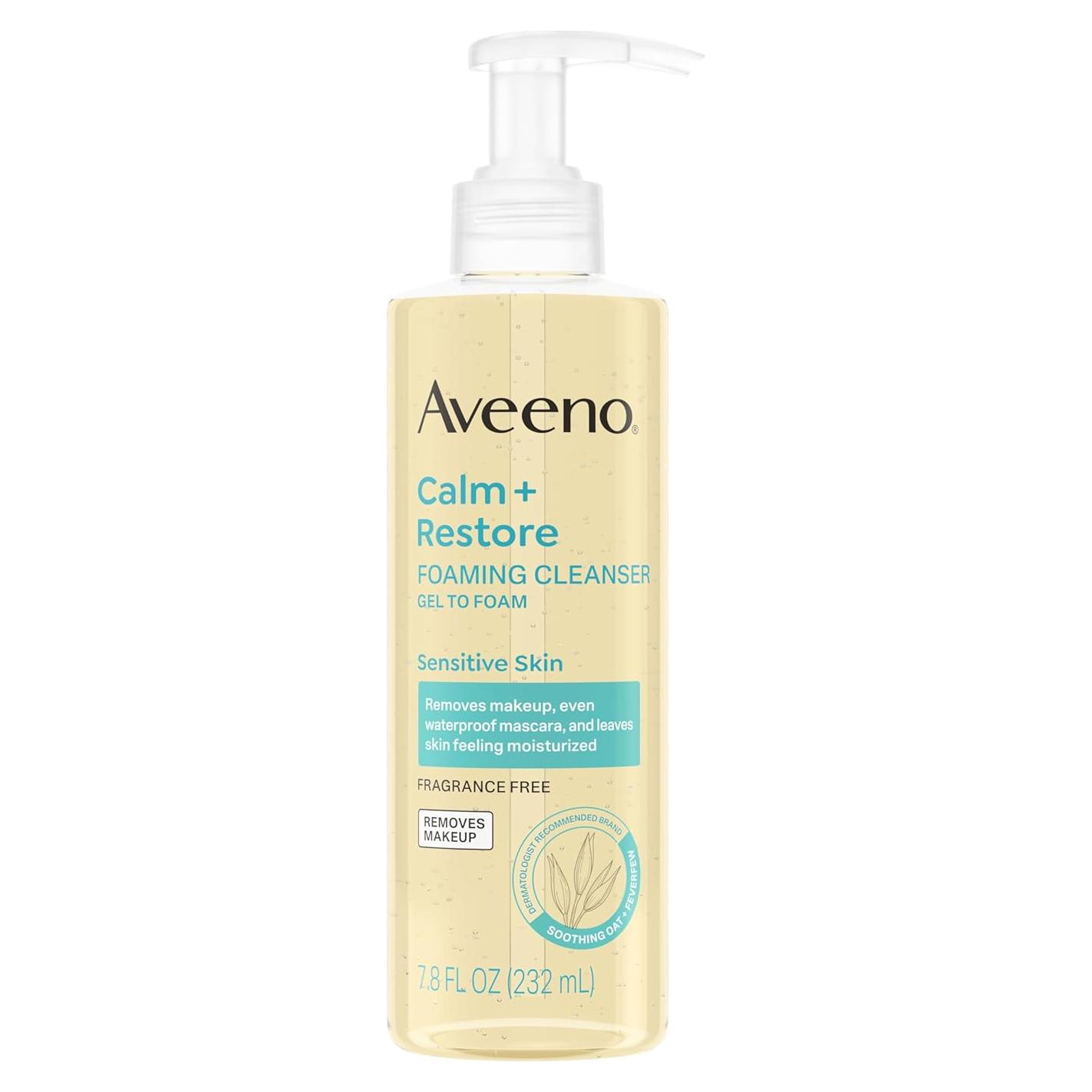 Limpiador Espumoso Aveeno Calm + Restore 230 ml Piel Sensible