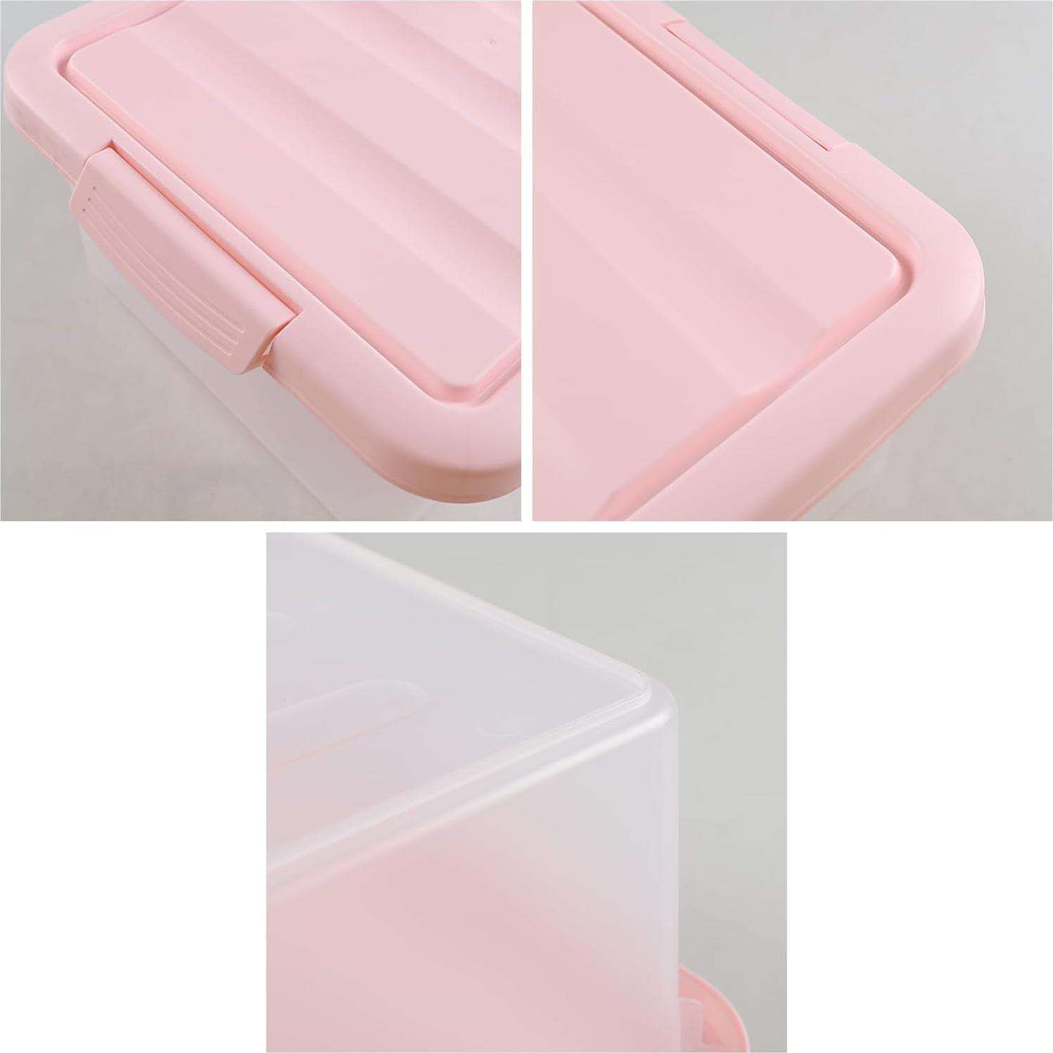 Caja de Almacenamiento Plástica Qqbine 14 Cuartos 2 Paquetes