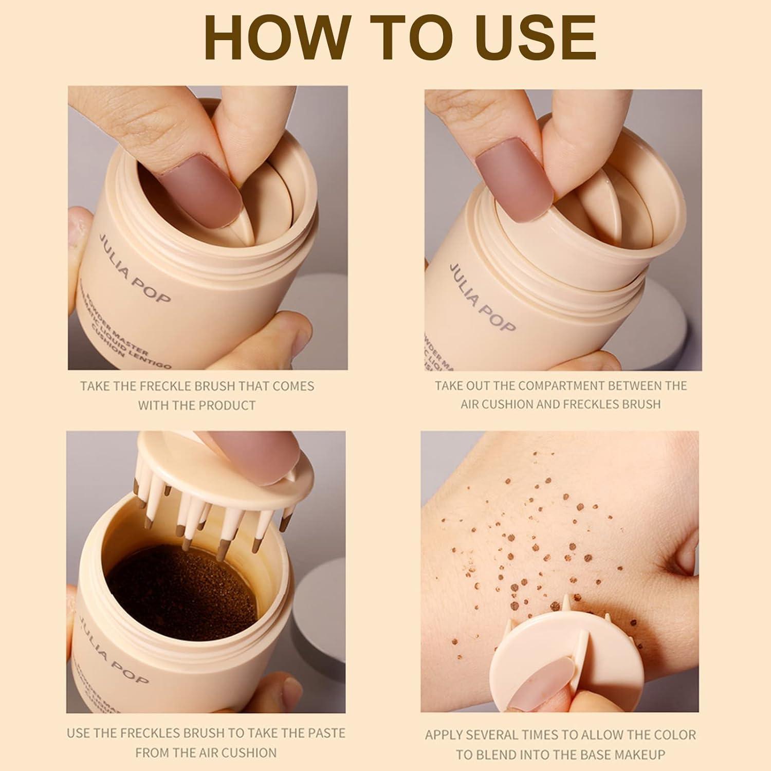 Sello de Pecas Rosarden - Maquillaje Impermeable Marrón Claro