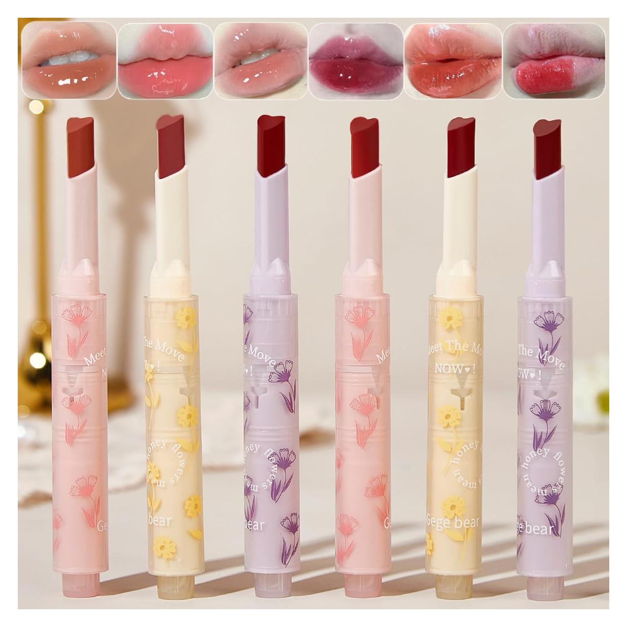 Set de Aceite Labial Hidratante Dulele 6 Colores Mate