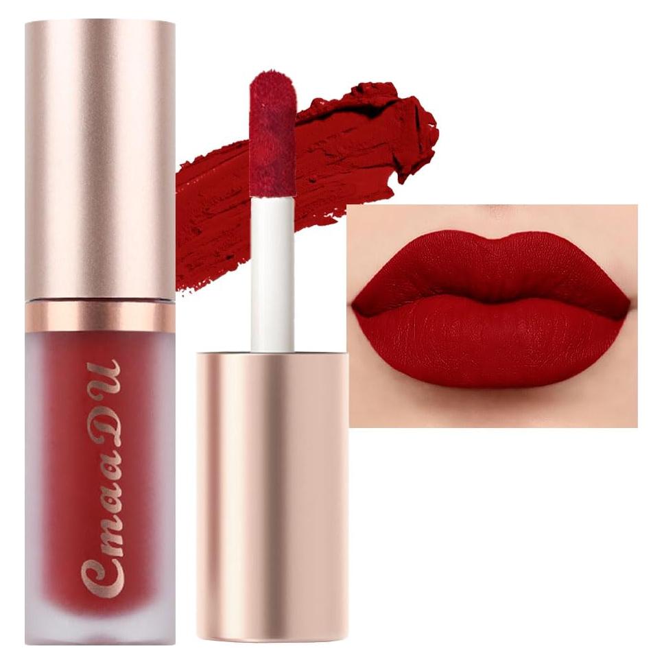 Labial Líquido Mate evpct 08# Rojo Rubí 1 Pcs 24 Horas