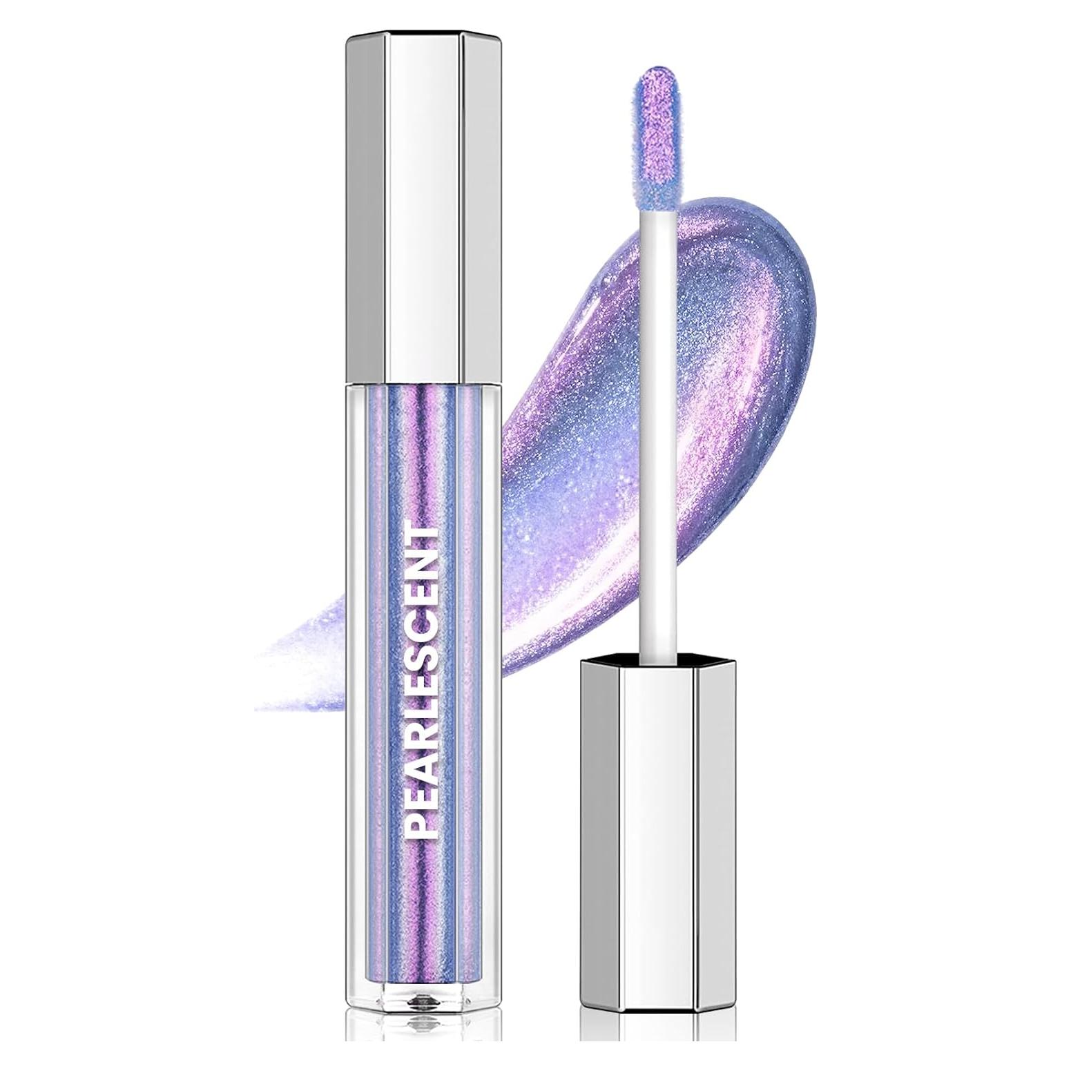 Brillo de Labios Camaleón Purpura Holográfico 25g - Larga Duración